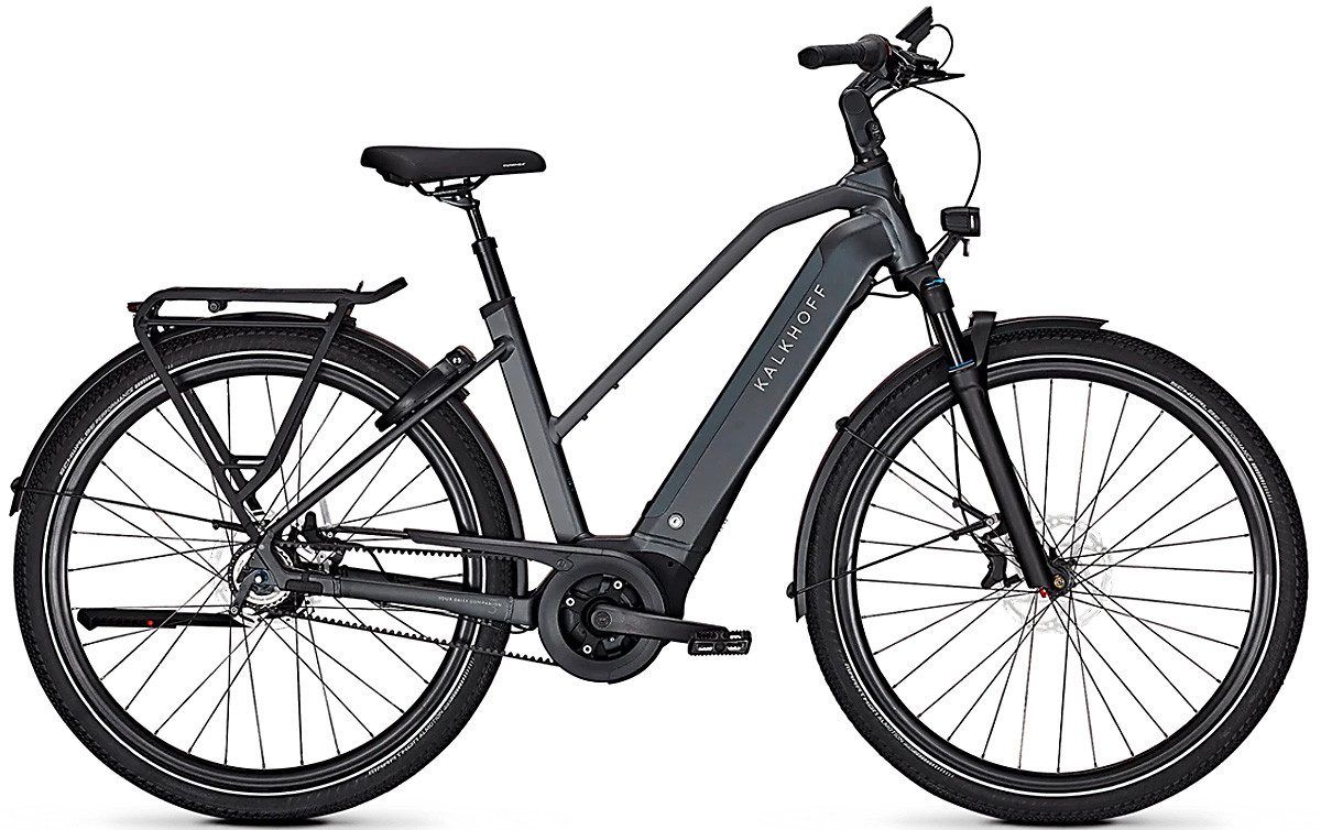 Kalkhoff E-Bike Kalkhoff Image 5+ Advance RT 625 Wh Damen Trapez schwarz 202, 5 Gang Shimano NEXUS 5 Speed, Nabenschaltung, Bosch Performance Line smart System, 625 Wh