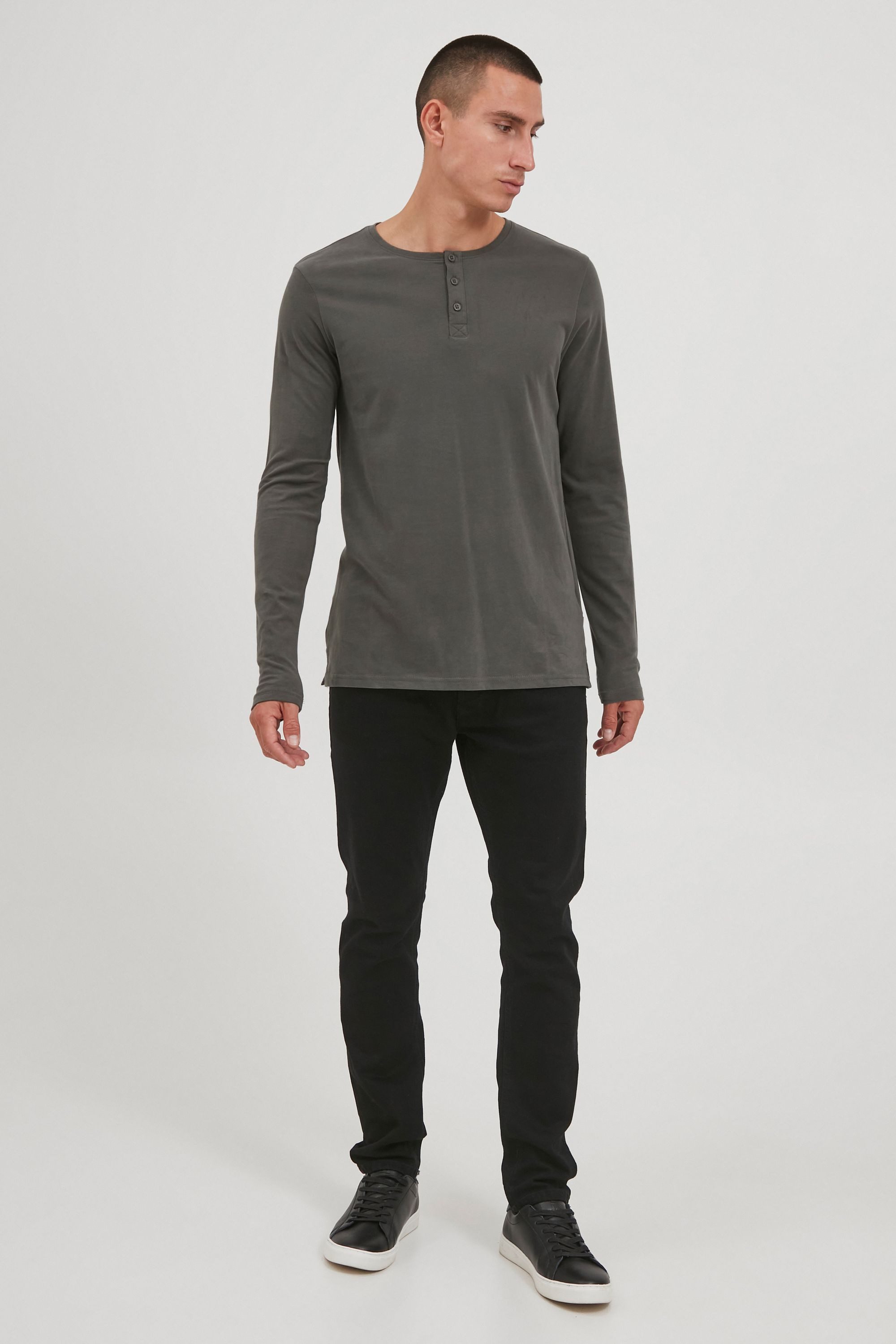 !Solid Langarmshirt SDVinton Langarmshirt mit Henley-Ausschnitt günstig online kaufen