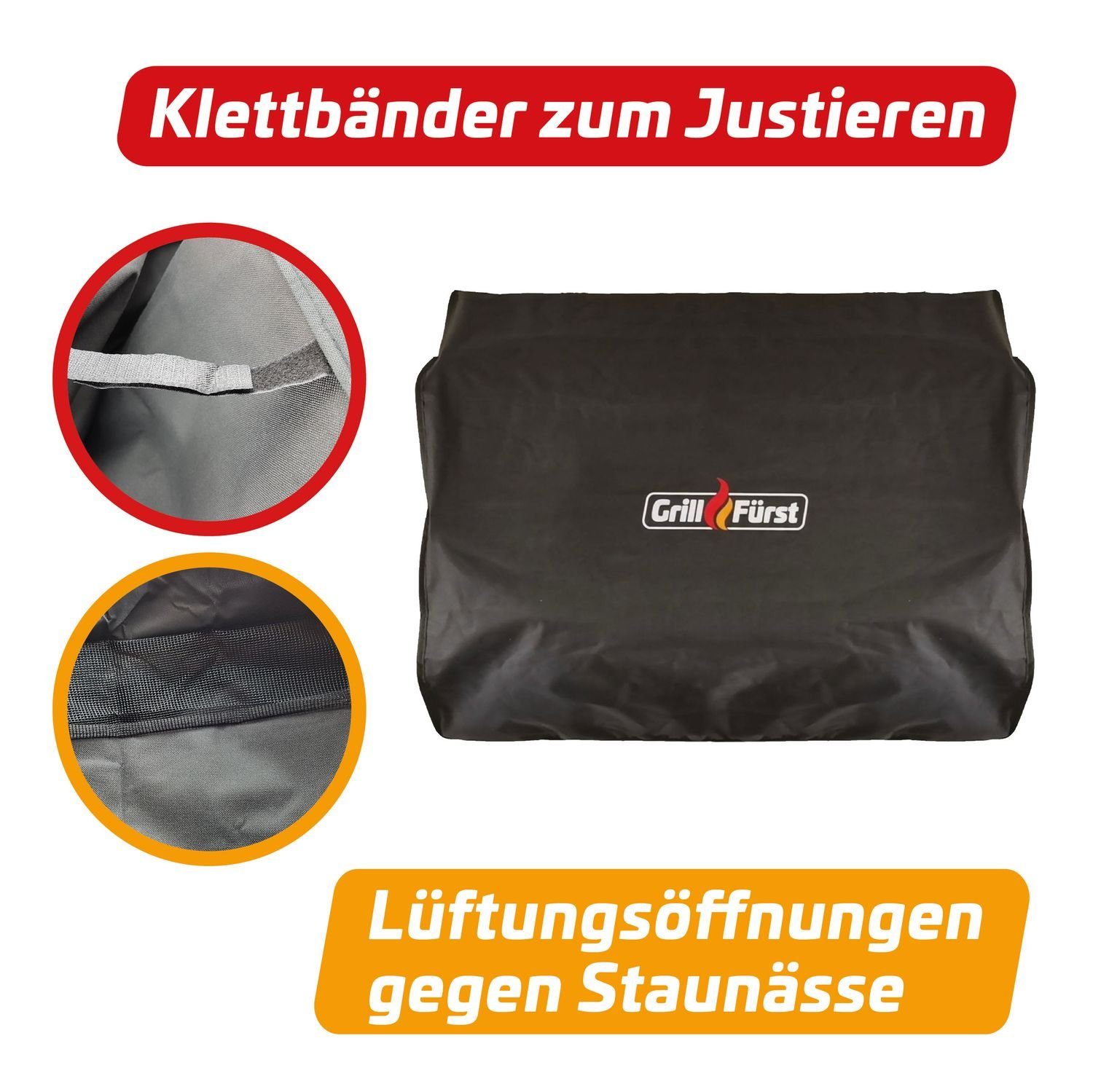 Grillfürst Grillabdeckhaube Grillfürst Abdeckhaube für Grillfürst G401 / G490 / G591 Einbaugrill