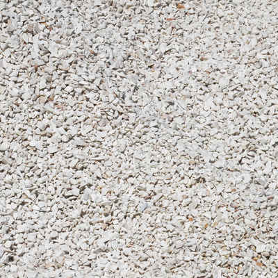 Best for Garden Trittsteine Granit Ziersplitt Weiß 8-16 mm