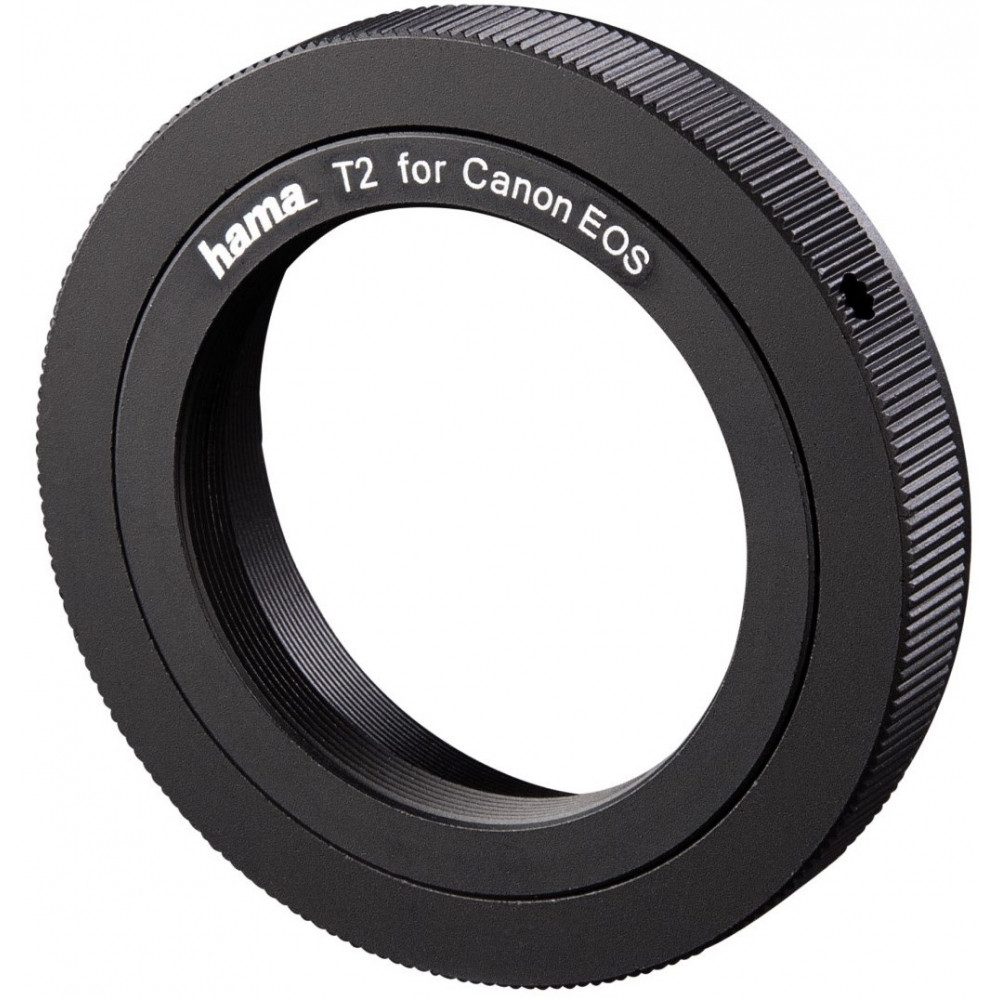 Hama Hama T2 Kamera-Adapter für Canon EOS - Objektivadapter Objektiv-Adapter T2-Objektiv zu T2-Objektive
