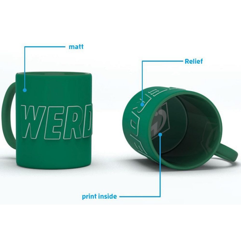 Werder Bremen Becher SV Werder Bremen Tasse Werder grün, Keramik