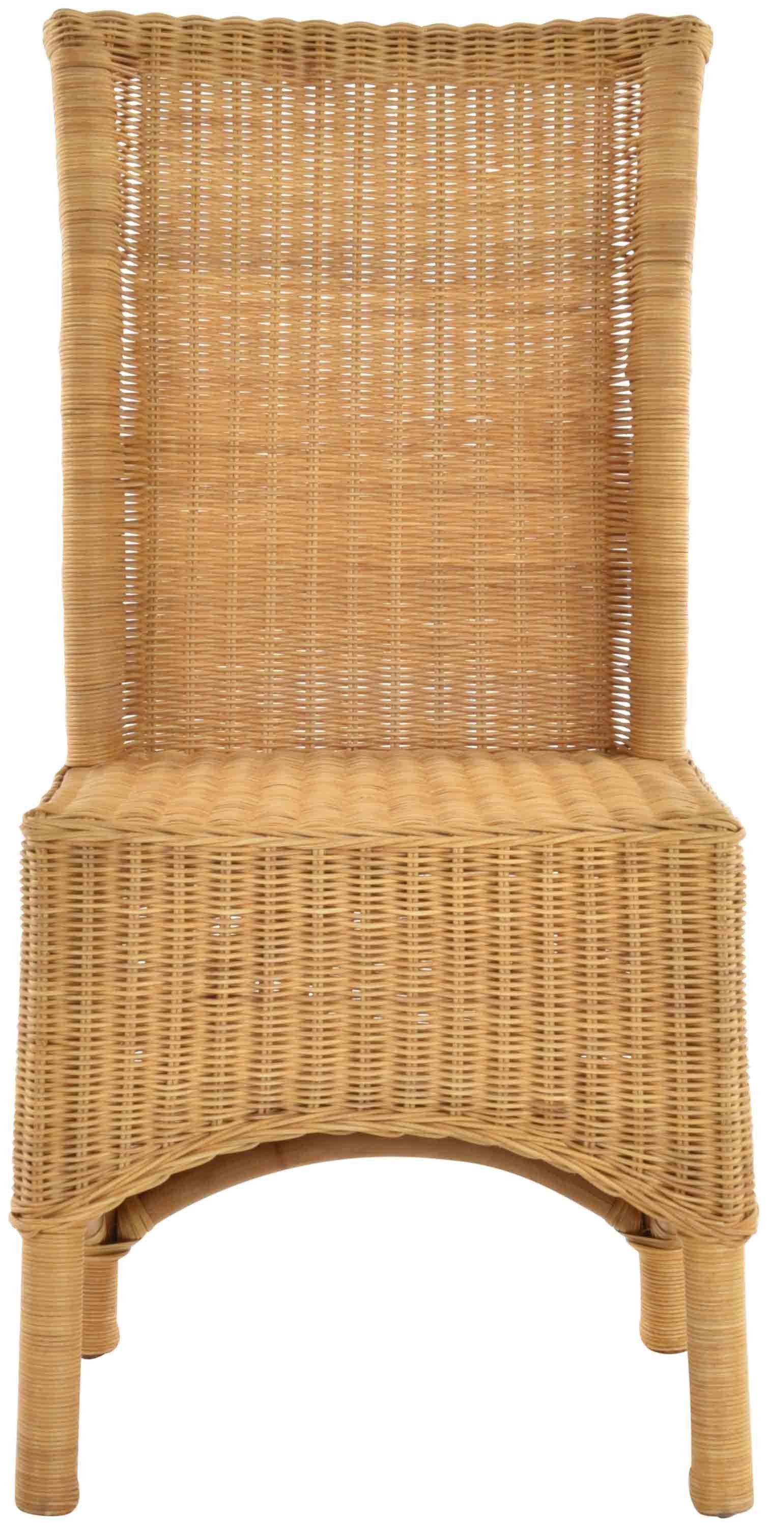 Krines Home Esszimmerstuhl Rattan Esszimmerstuhl hohe Rückenlehne Rattanstuhl Esszimmer Korbstuhl, aus Rattan