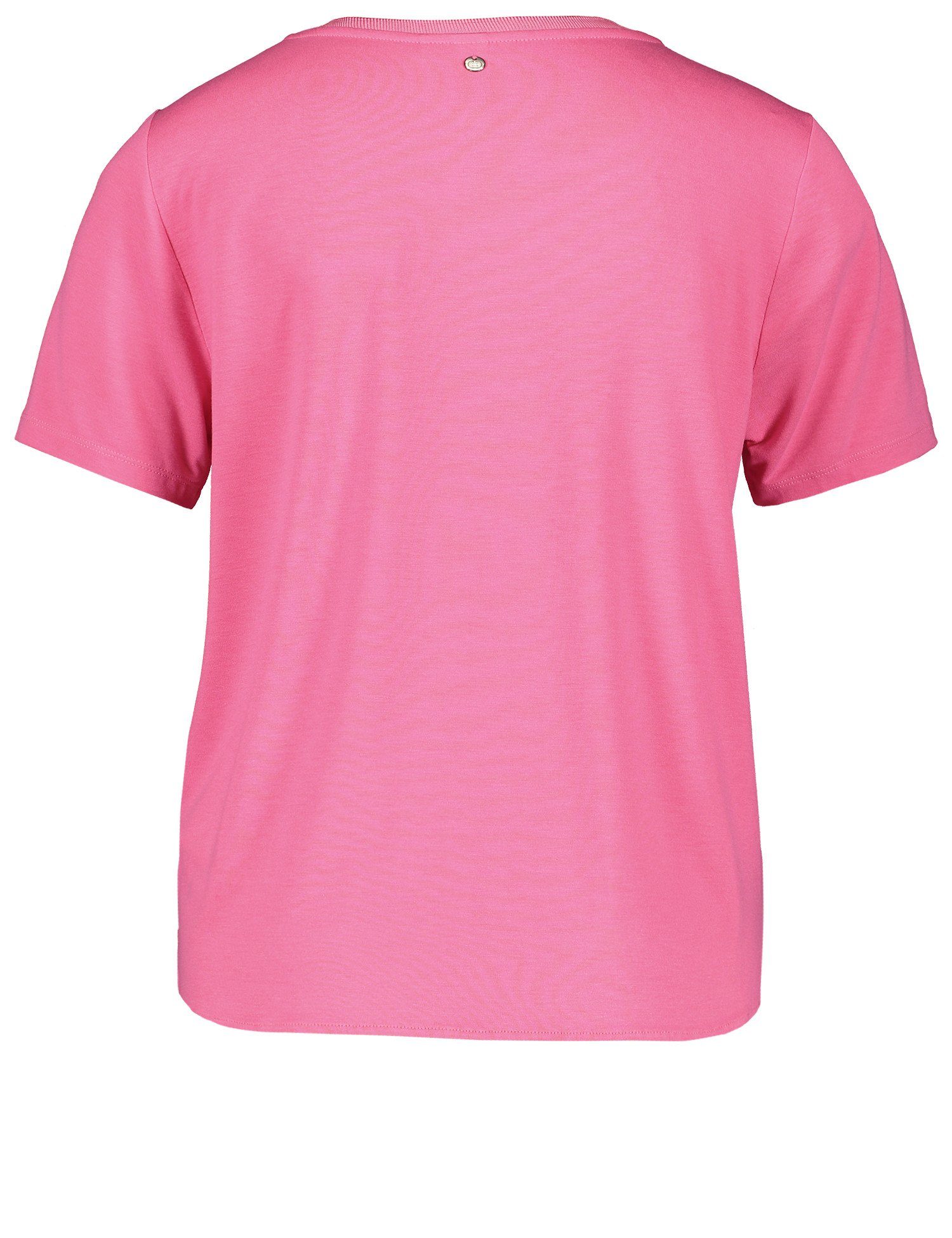 Material-Patch Kurzarmshirt mit T-Shirt Soft GERRY Pink Basic WEBER