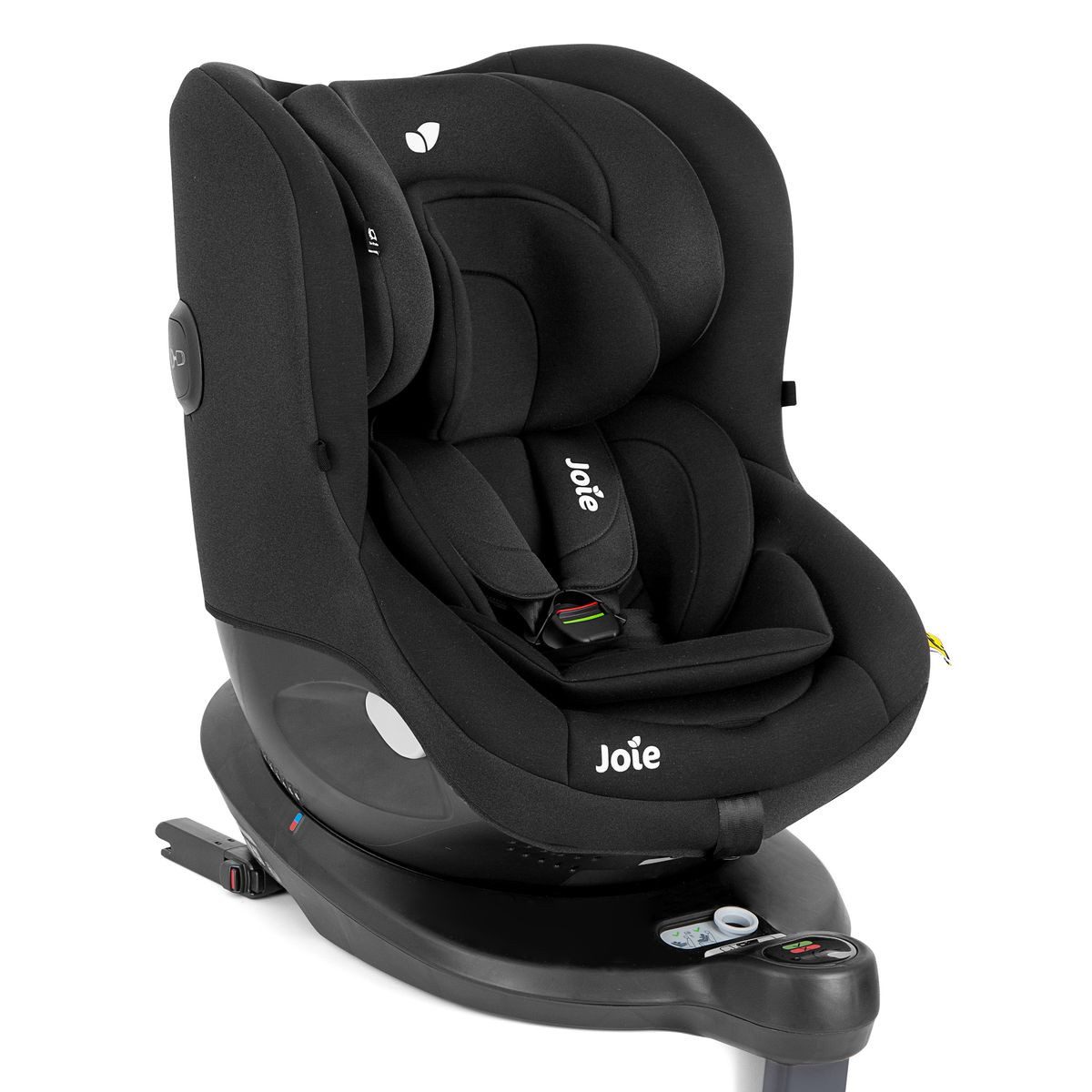 Joie Autokindersitz i-Spin 360 - Shale, Reboarder-Kindersitz ab Geburt-4 Jahre (40 cm-105 cm) mit Isofix-Basis