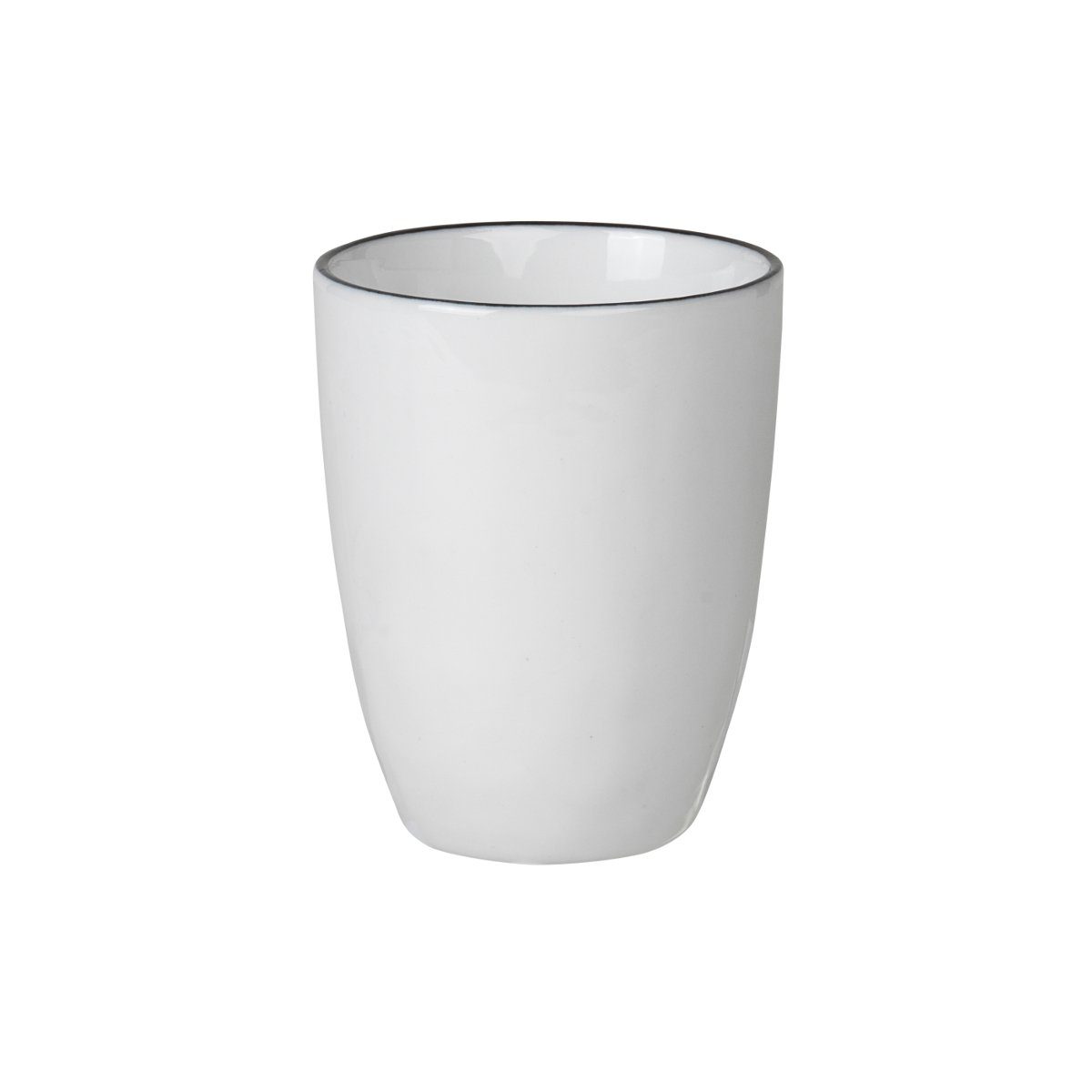 Broste Copenhagen Espressotasse SALT Espresso Becher ohne Henkel 0,1 l, Porzellan, Salt Espressobecher