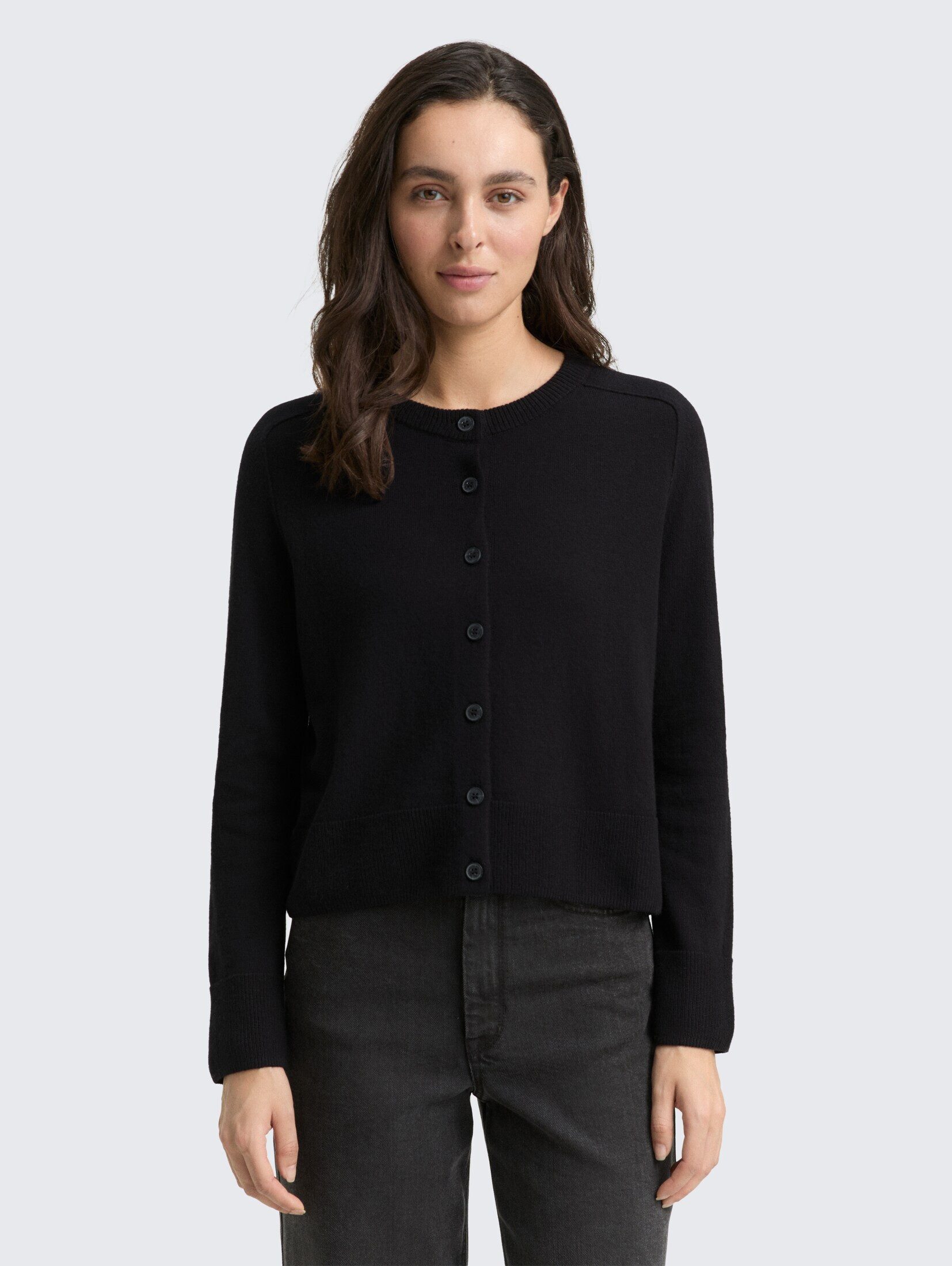 TOM TAILOR Cardigan Cardigan mit Kaschmir-Anteil günstig online kaufen