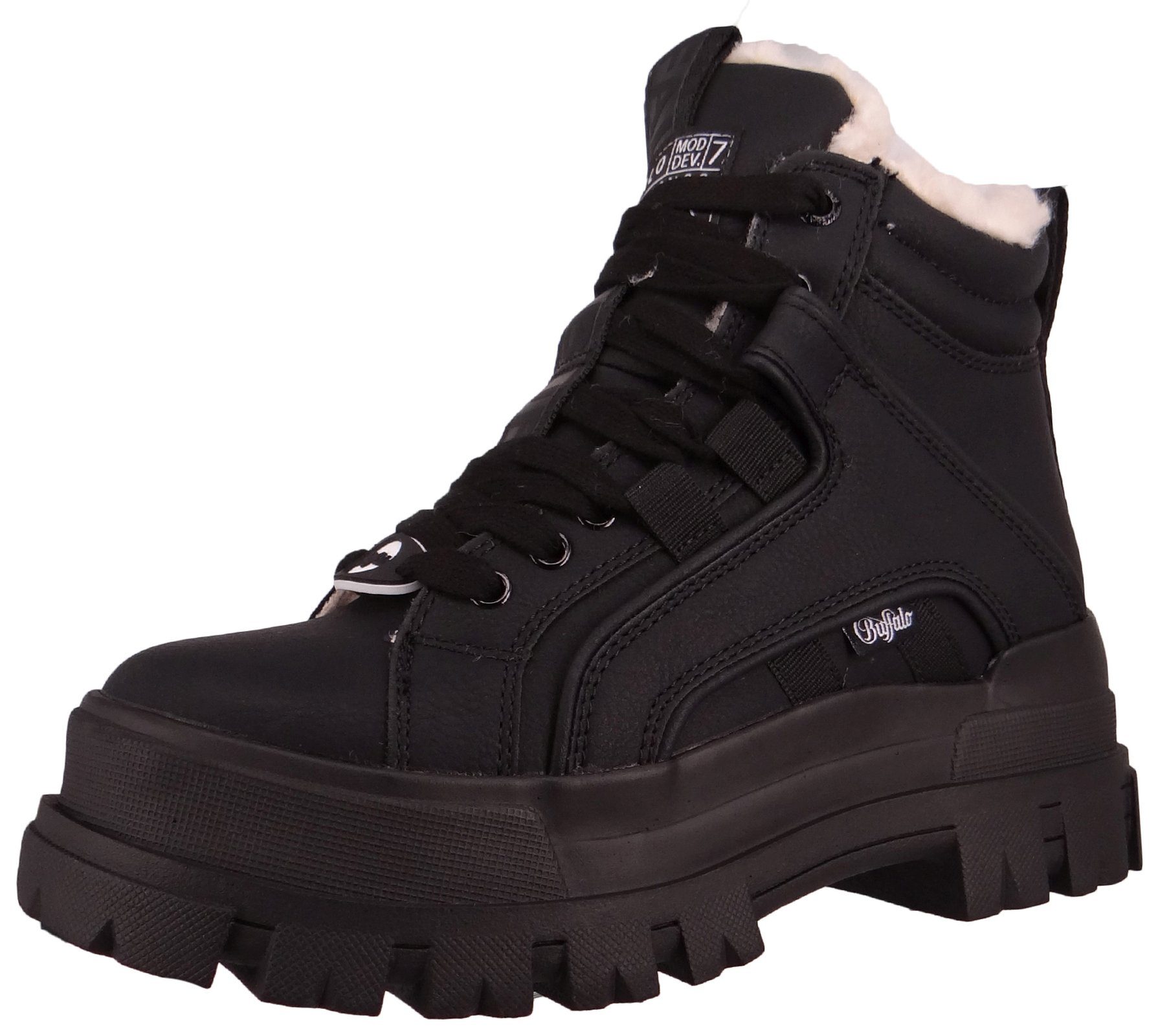 Buffalo 1622186 Aspha NC Mid Warm Vegan Black Stiefelette günstig online kaufen