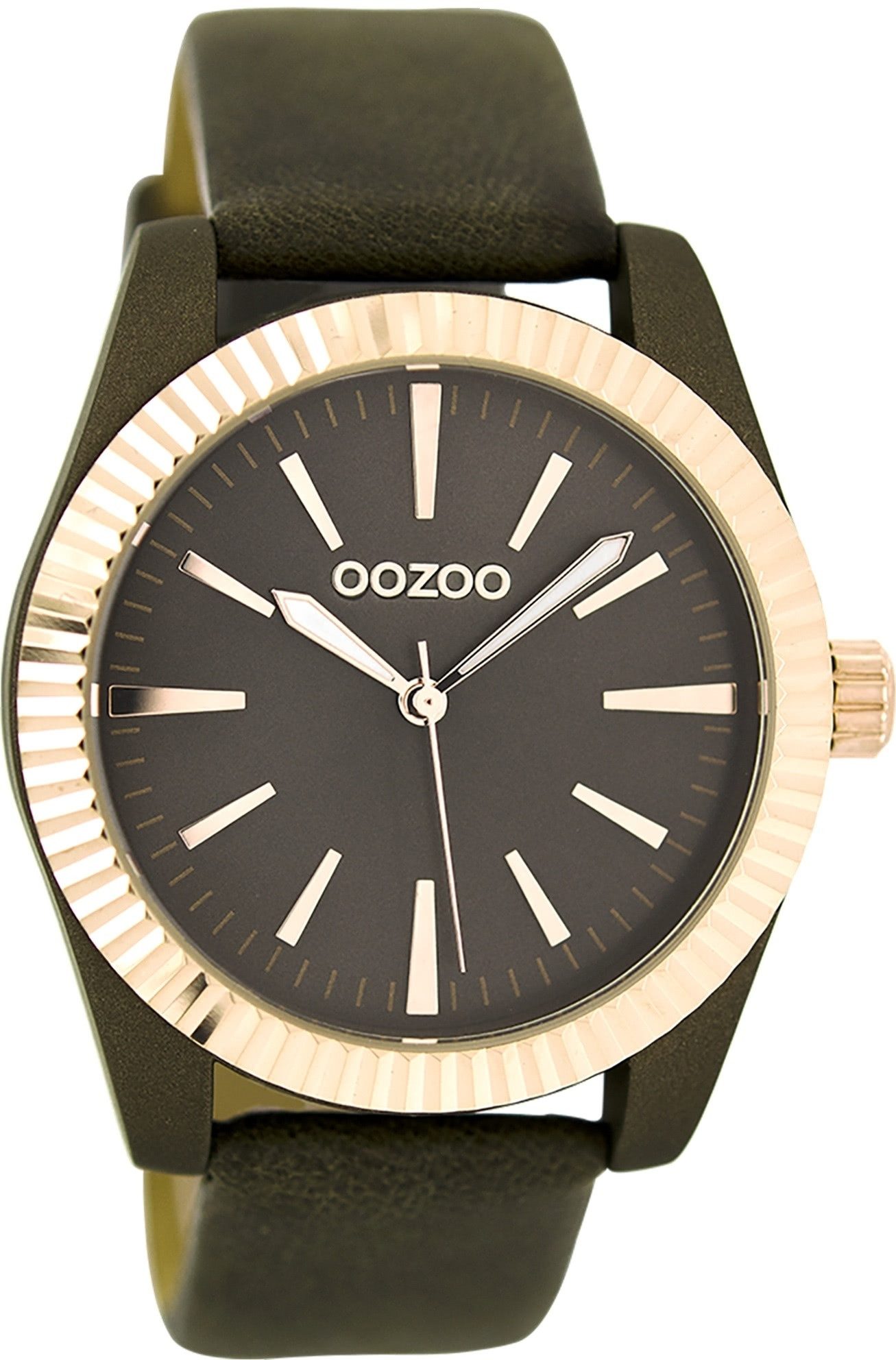 Quarzuhr Oozoo Damen Armbanduhr blau Analog