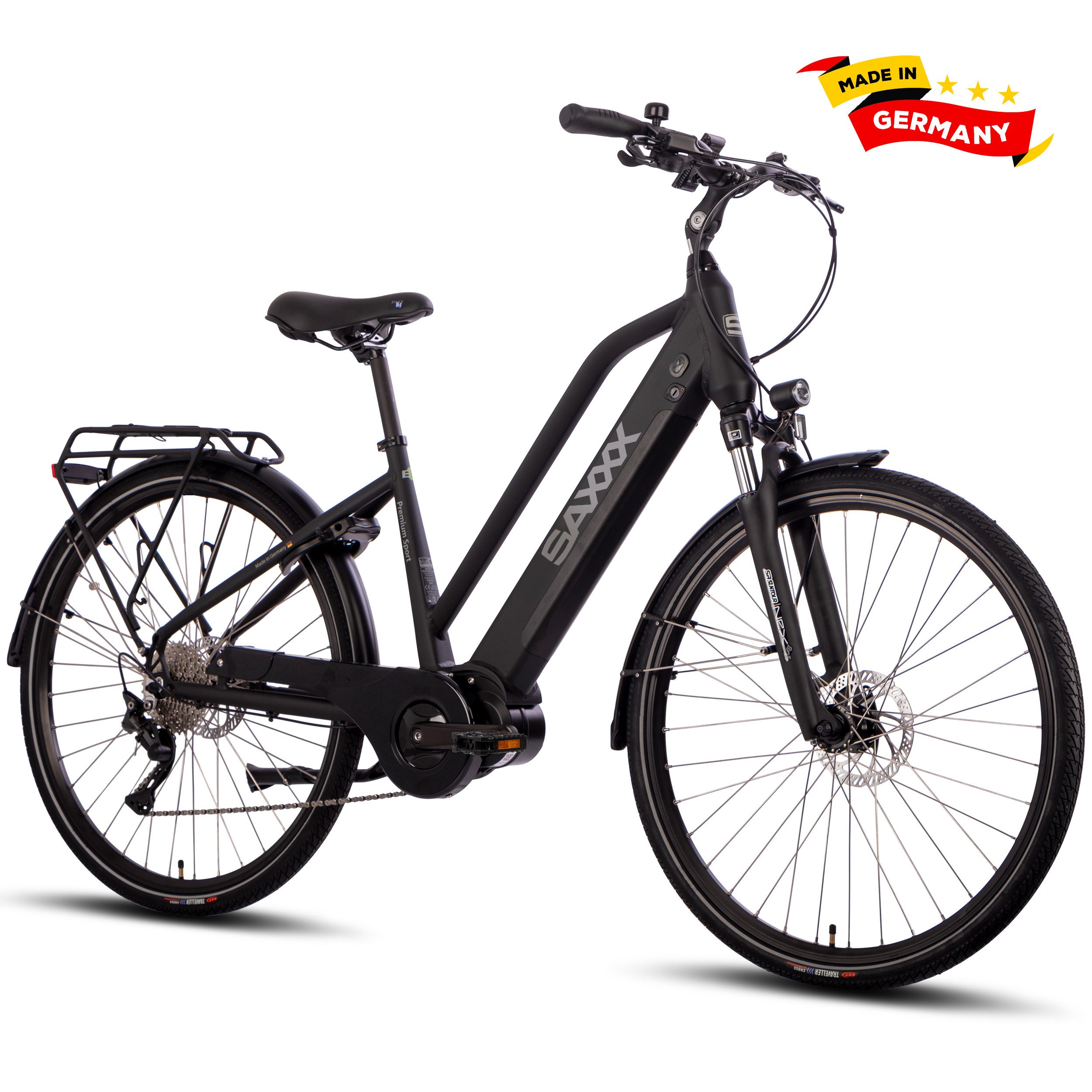 E-Bike Trekkingrad 28x2'' für Damen u. Herren, SAXXX PST, 522Wh, 60-100km, 130kg