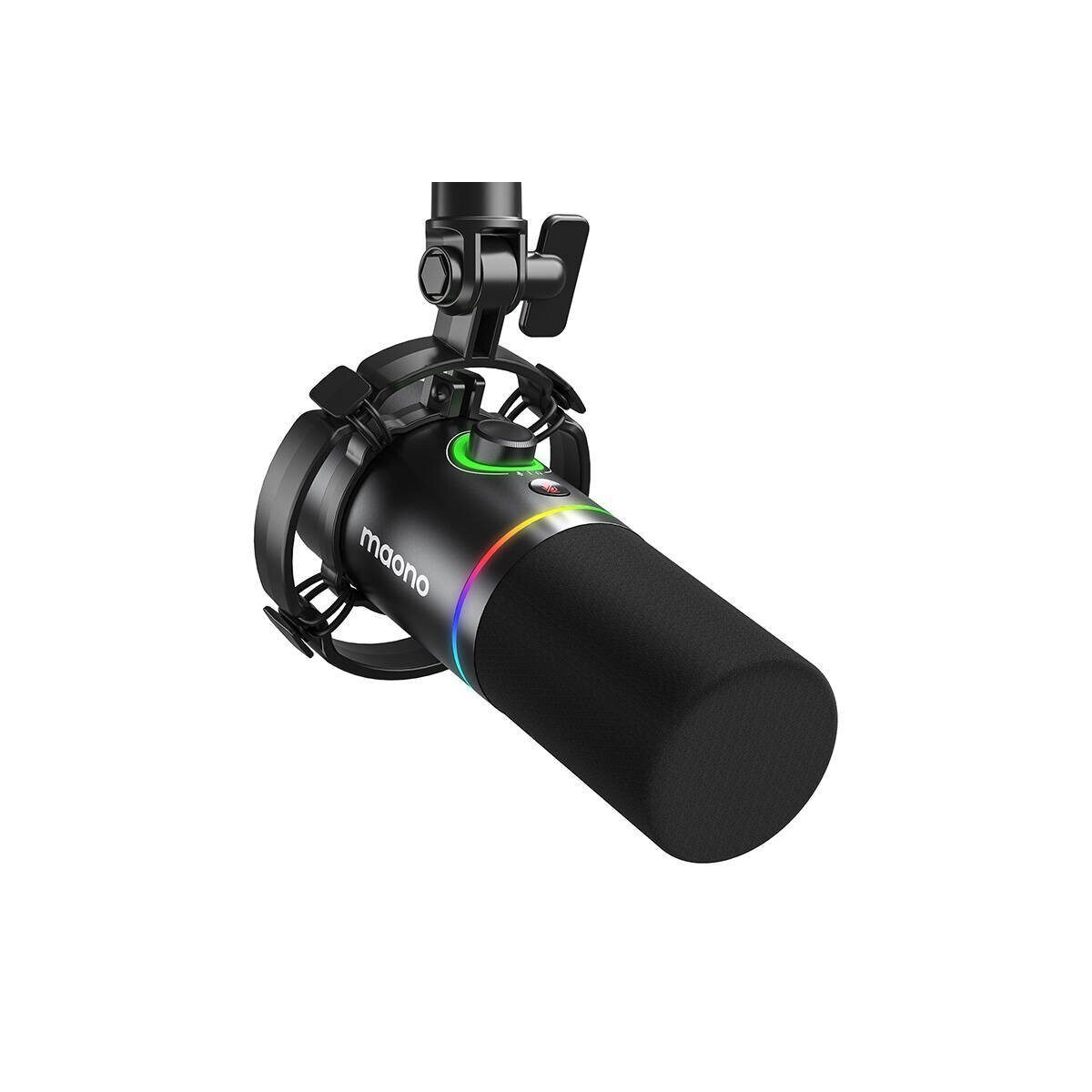 Maono Streaming-Mikrofon Maono PD200X dynamisches USB/XLR Mikrofon schwarz