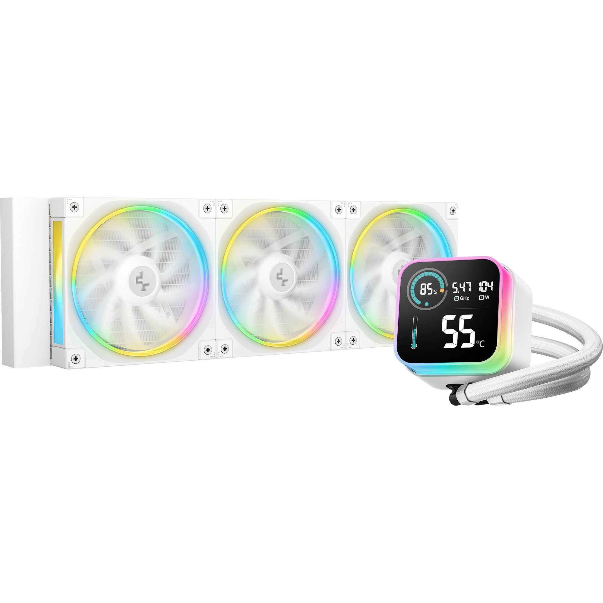 DeepCool CPU Kühler DeepCool LQ360 WH, Wasserkühlung