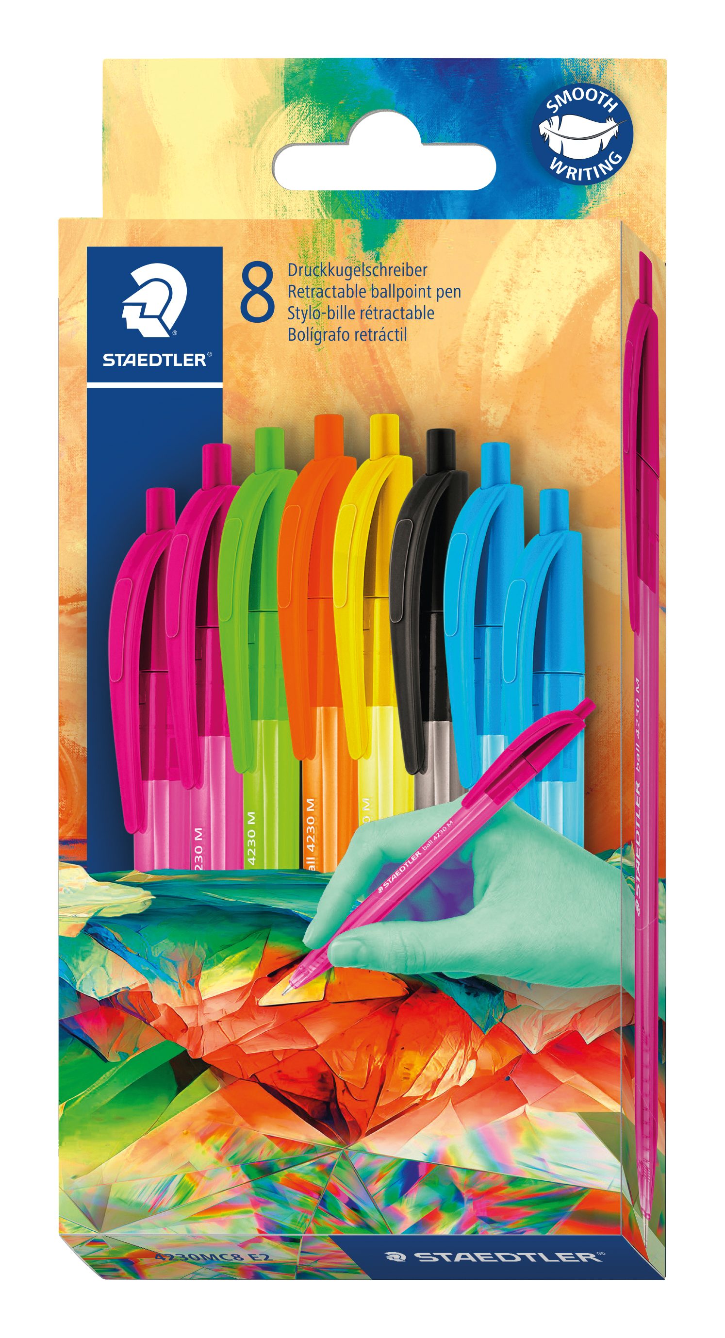 STAEDTLER Kugelschreiber STAEDTLER® 4230C8E2-2 Kugelschreiber ball 4230 M 8ST