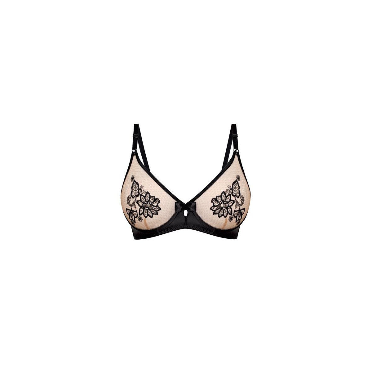 Róza Fullcup-BH Róza - RZ Mehendi soft - bra schwarz - (70C,70D,75B,75C,75D