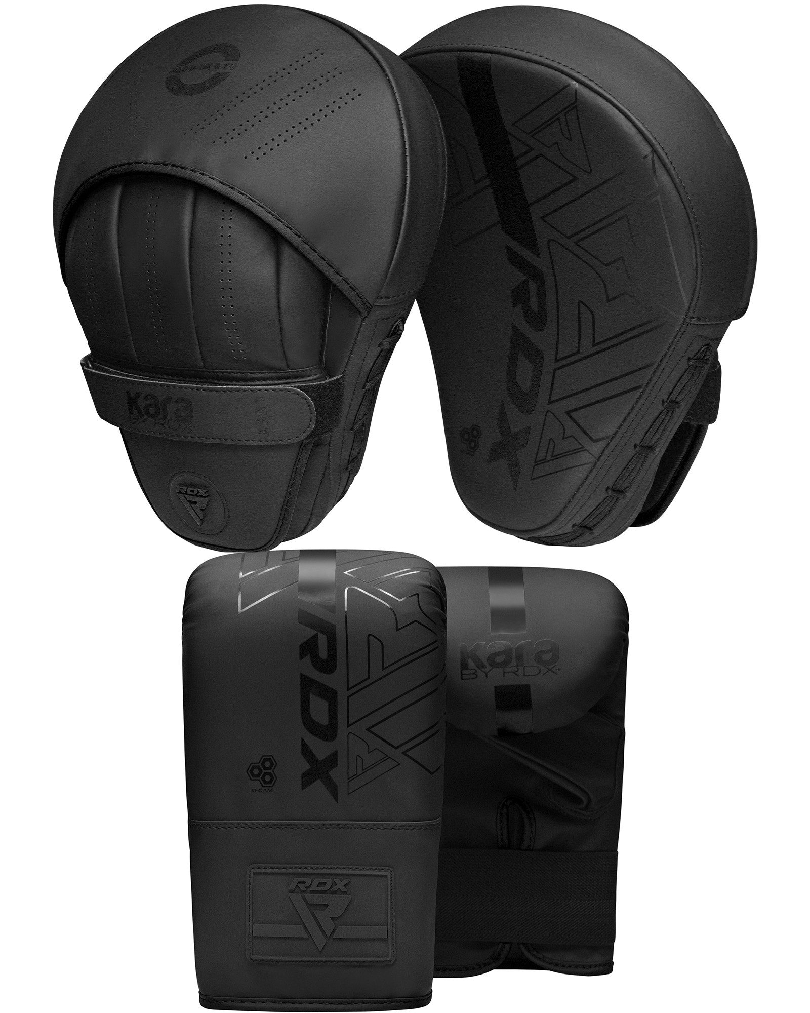 RDX Sports Punch-Handschuhe RDX Boxen Pads und Tasche Handschuhe Punching Training Mitts Kickboxen