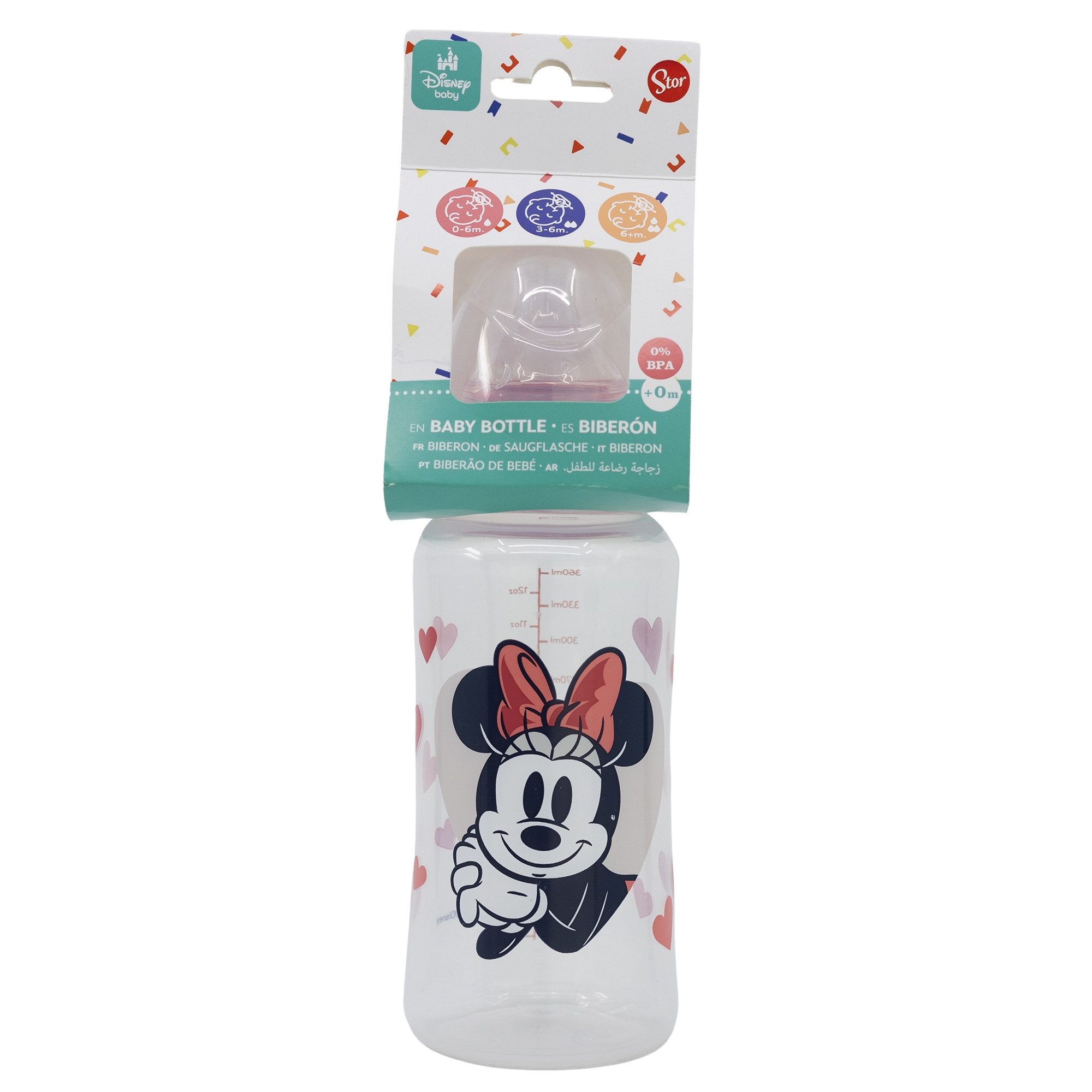 Babyflasche Disney Baby Minnie Maus Milchflasche Trinkflasche 360 ml