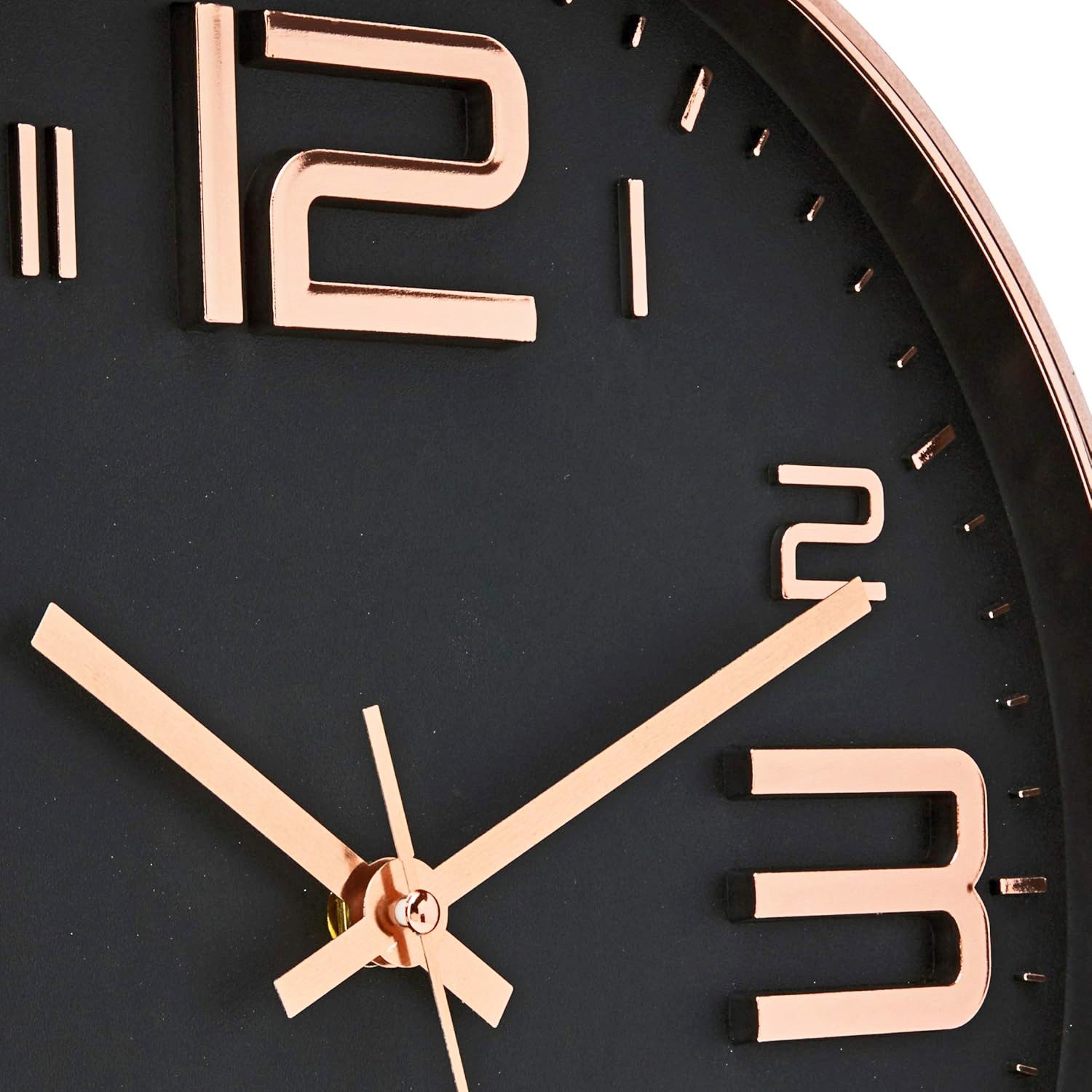 OKWISH Wanduhr 30 cm Modern Quartz Lautlos Wand Uhr Schleichende Sekunde oh günstig online kaufen