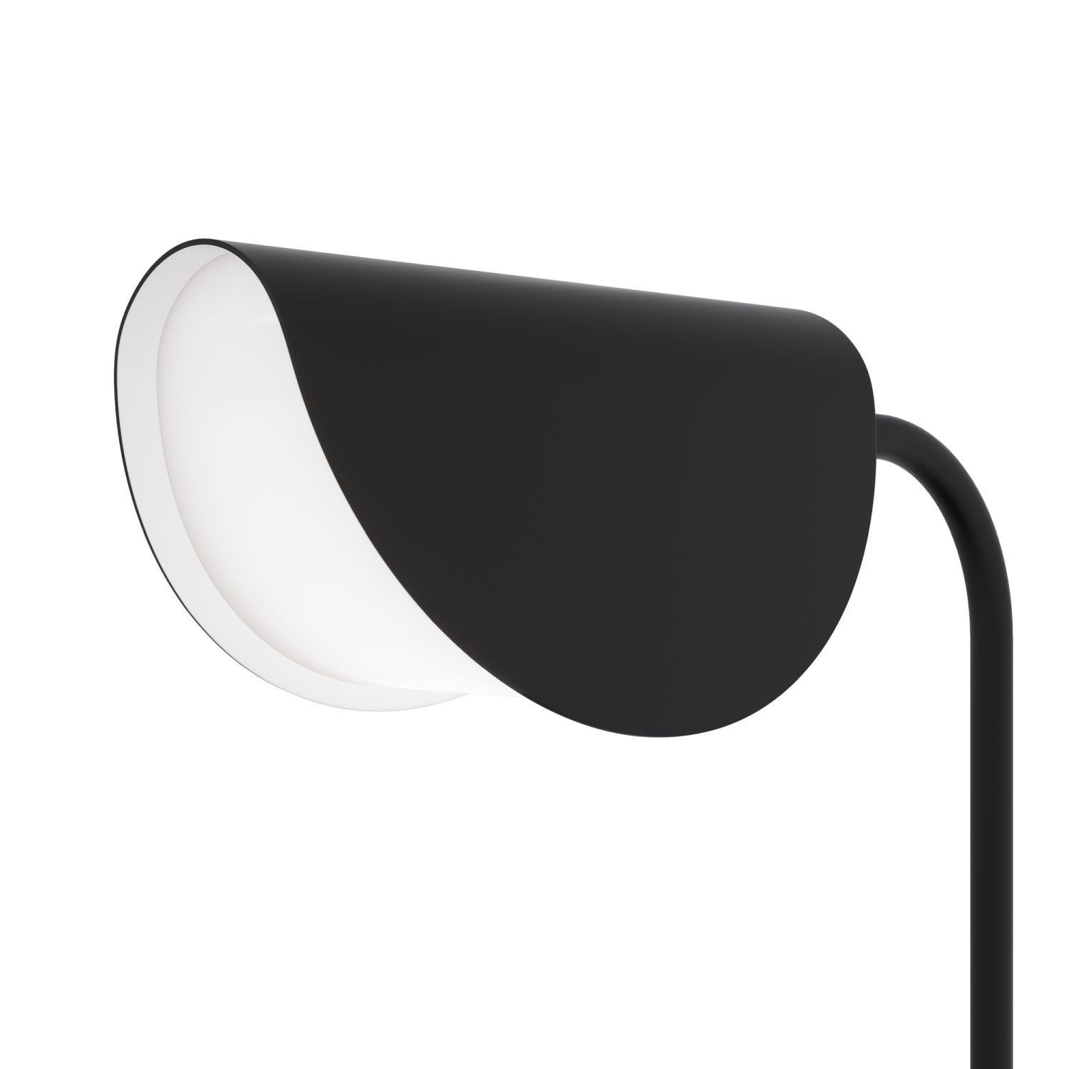 Licht-Erlebnisse Nachttischlampe JEYU, ohne Leuchtmittel, Metall G9 43 cm Schwarz Modern Tischlampe