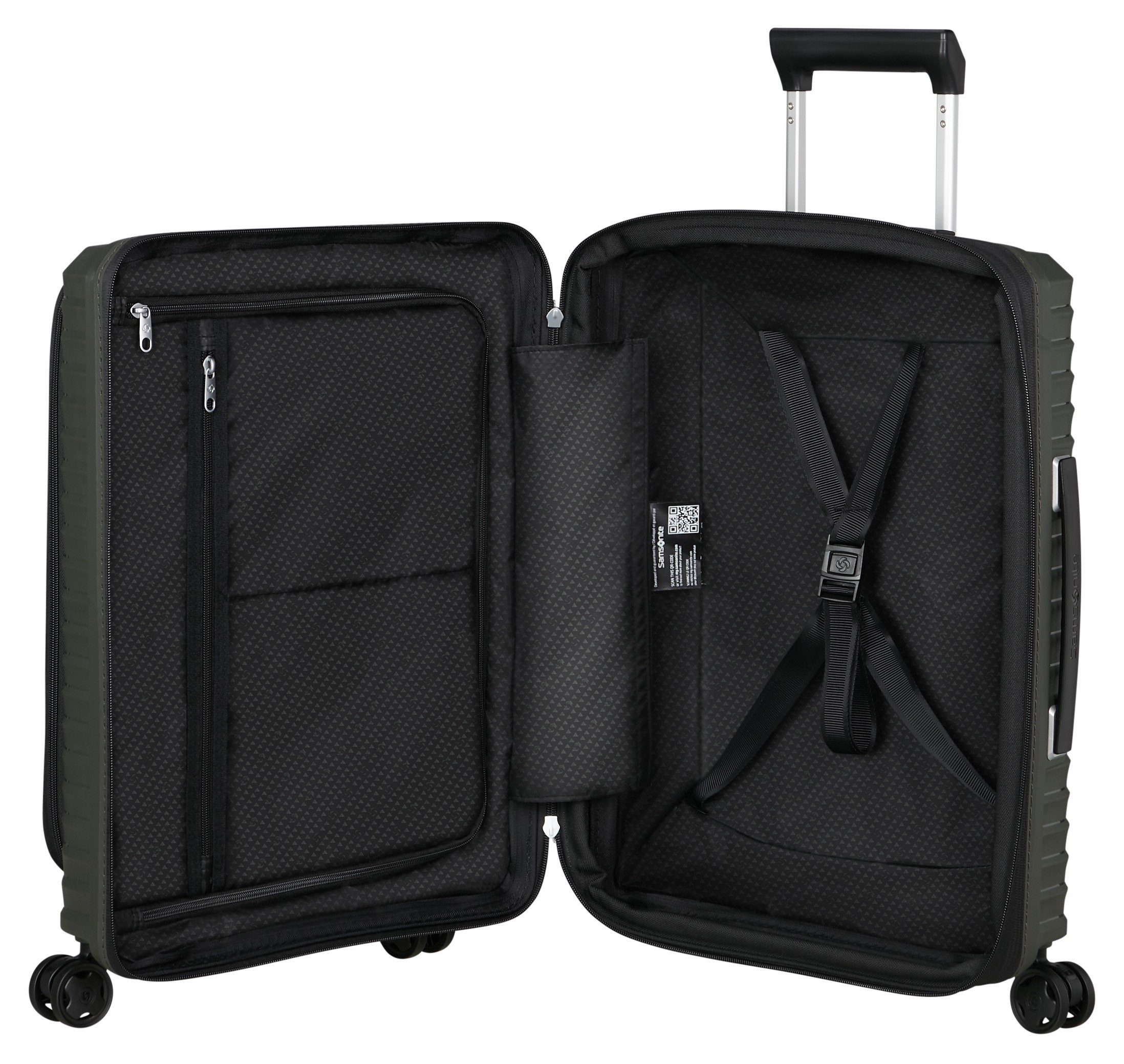 Samsonite Hartschalen-Trolley UPSCAPE 55 mit Frontfach, 4 Rollen, mit Volumenerweiterung, mit Tragegriff oben und seitlich