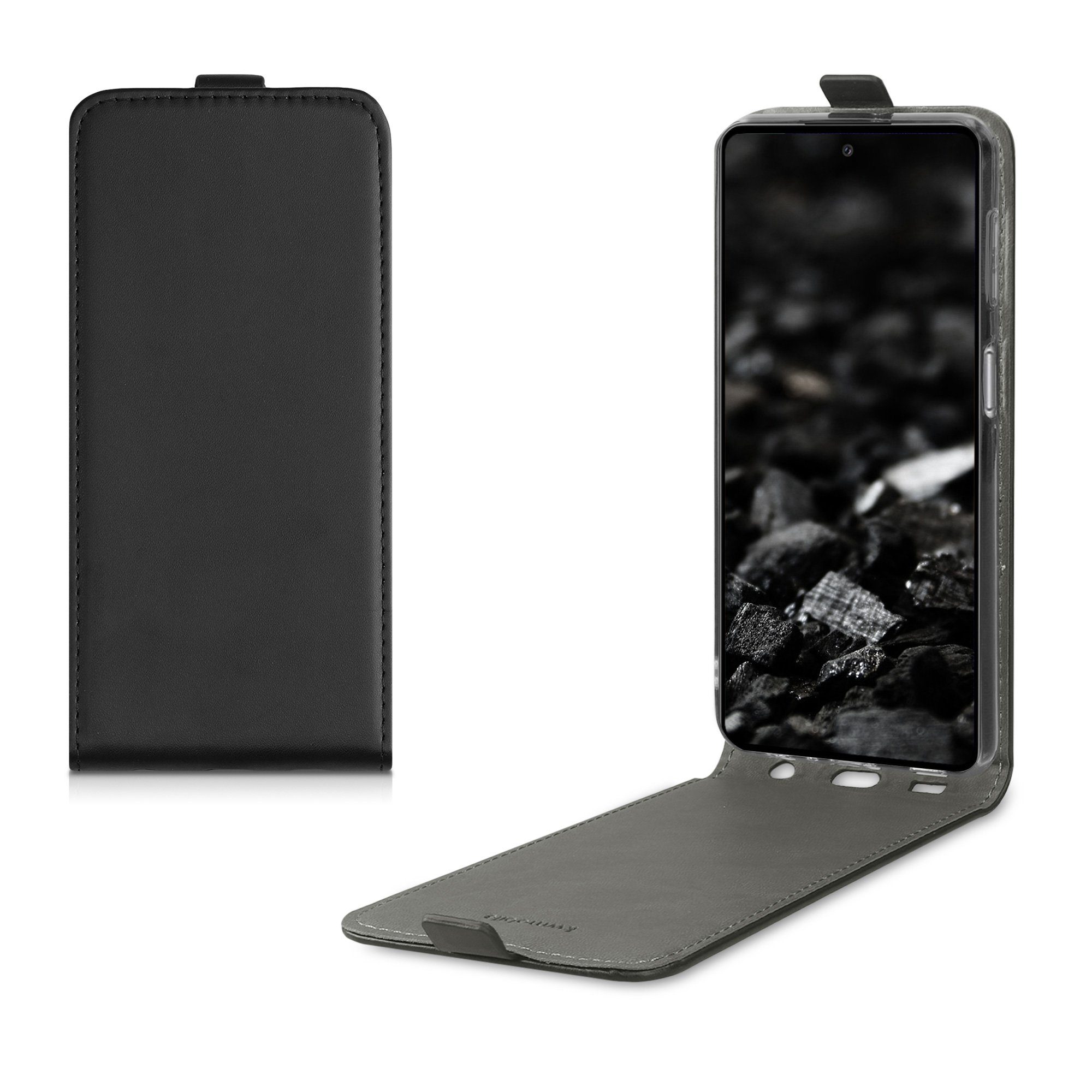 kwmobile Handyhülle Flip Schutzhülle, Handy Cover Case Schutzhülle