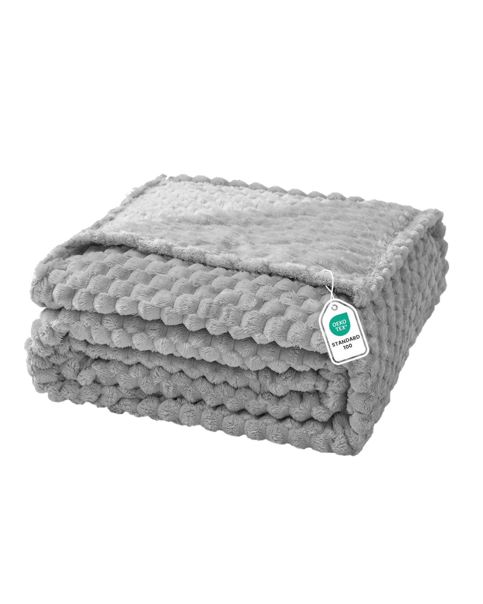 Wohndecke Kuschelige Flanelldecke weich und flauschig, als Tages- oder Sofadecke, Good Nite, Kuscheldecke, Pflegeleicht, hautfreundlich, Tagesdecke, Reisen, Bett