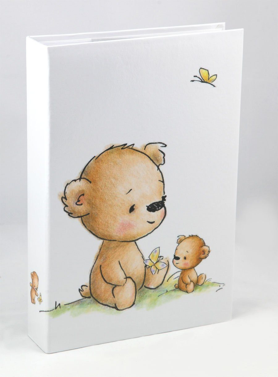 IDEAL TREND Fotoalbum Teddybär Fotoalbum für 300 Fotos in 10x15 cm Baby Kinder Foto Album Me