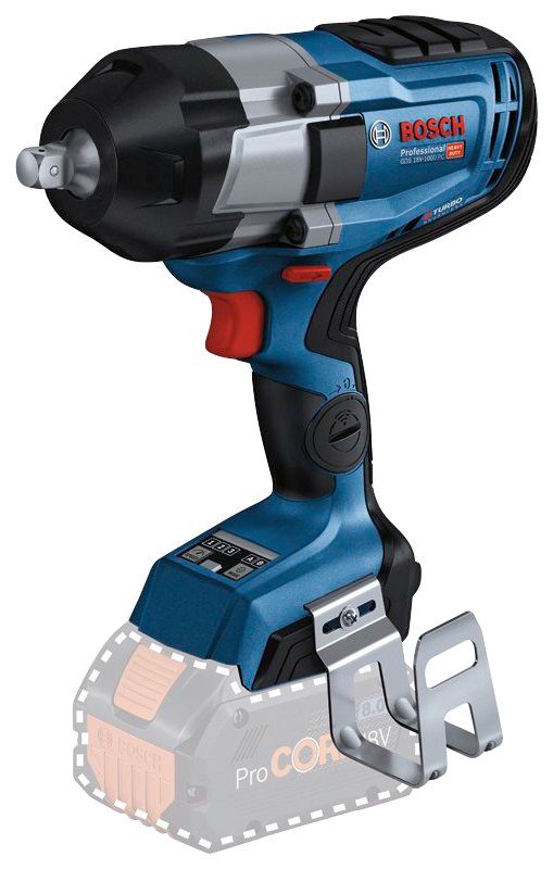 Bosch Professional Akku-Drehschlagschrauber GDS 18V-1000 Professional, 1750 U/min, 1000 Nm, ohne Akku und Ladegerät