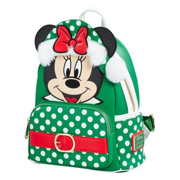 Loungefly Minirucksack Disney by Loungefly Rucksack Mini Minnie Mouse Polka Dot Christmas (1-tlg)