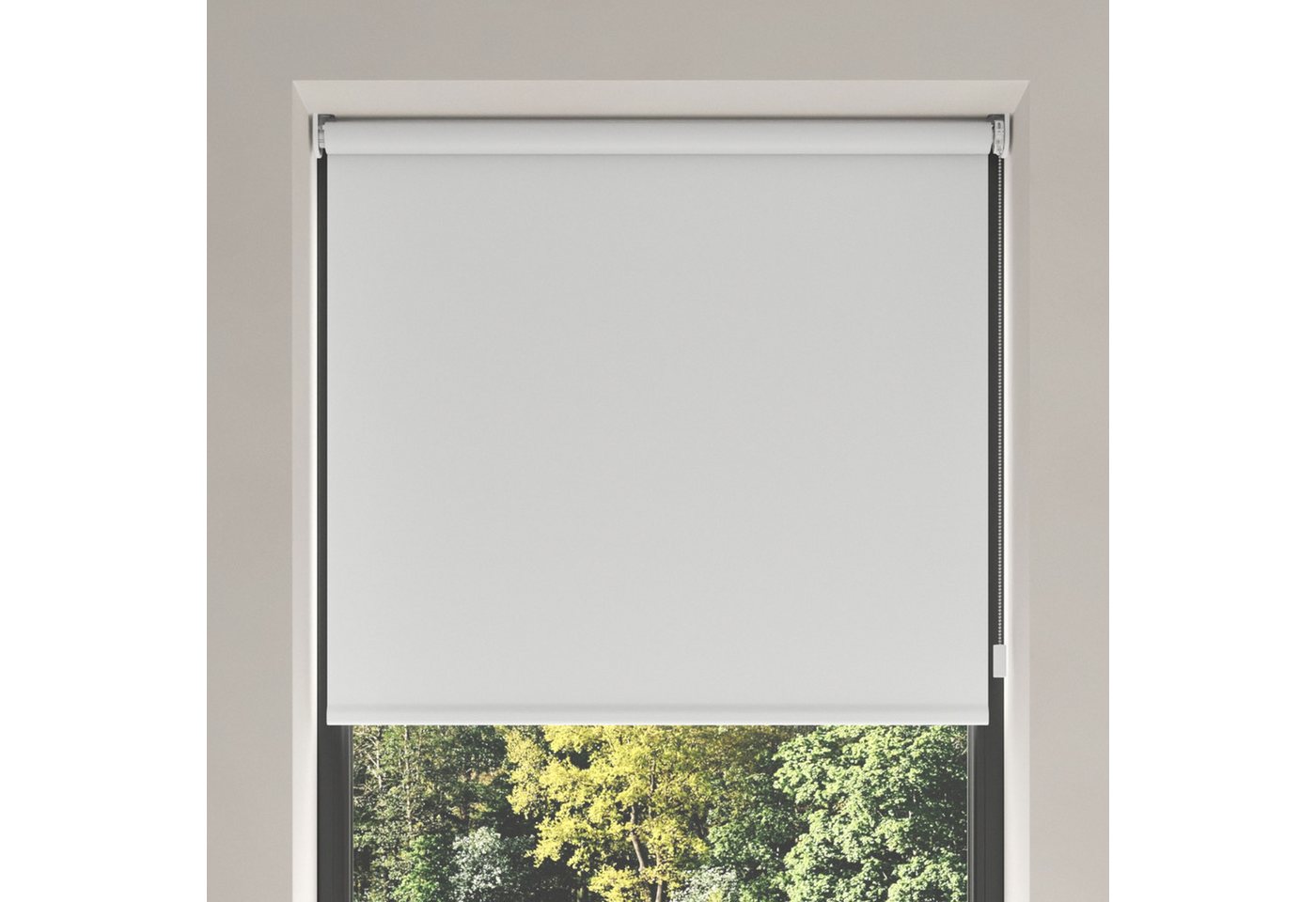 Elektro-Rollo Smartes elektrisches Innen-Rollo - Eve Motionblinds (Matter), EVE, verdunkelnd, Wandmontage, Wandmontage, App-/Sprachsteuerung, Zeitpläne, verdunkelnd, aufladbarerer Akku