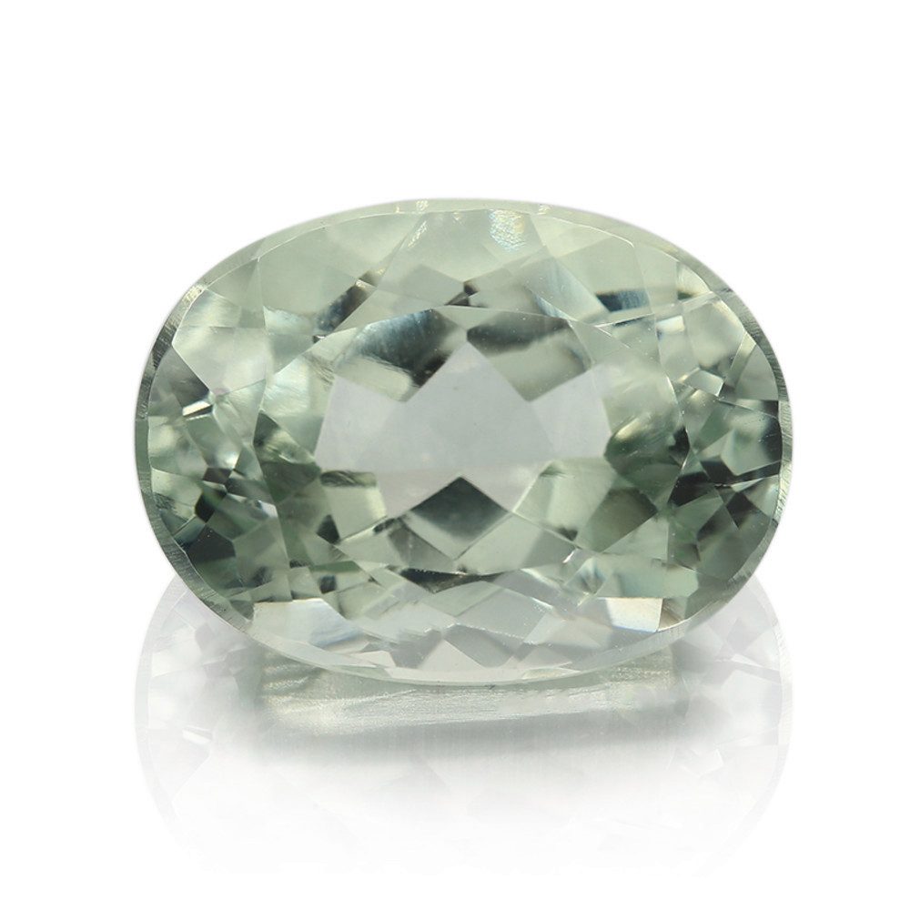 Cavill Edelstein Cavill Ring aus Sterlingsilber mit 7,60 ct grünem Amethyst Ovalschliff, (1-St)