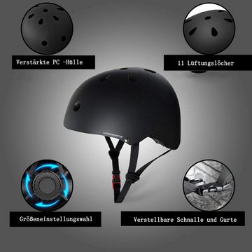 GelldG Kinderhelm Kinderhelm Fahrradhelm Kinder Skaterhelm Verstellbar für Junge