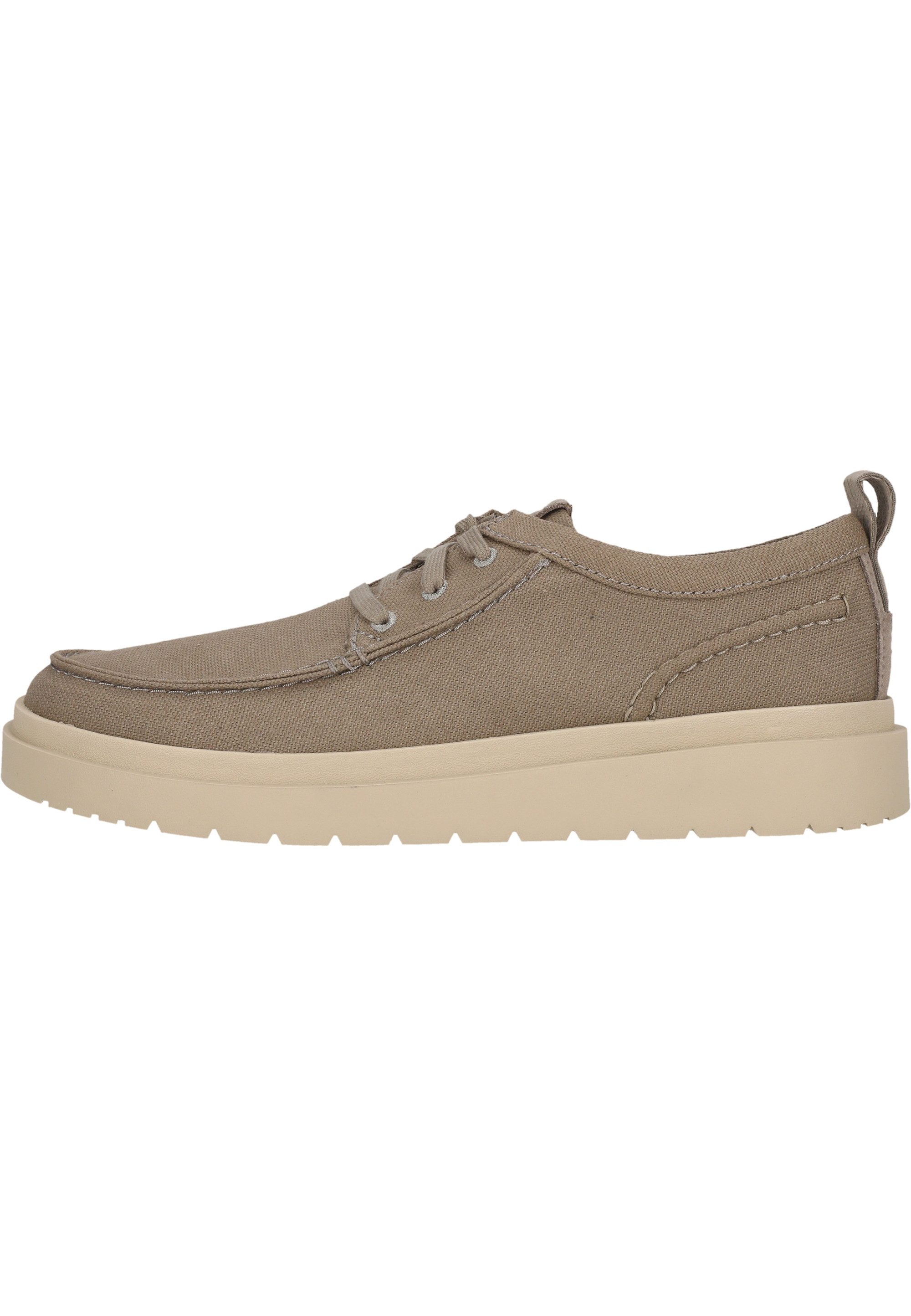 Clarks Polden Moc Schnürschuh mit markanter Sohle