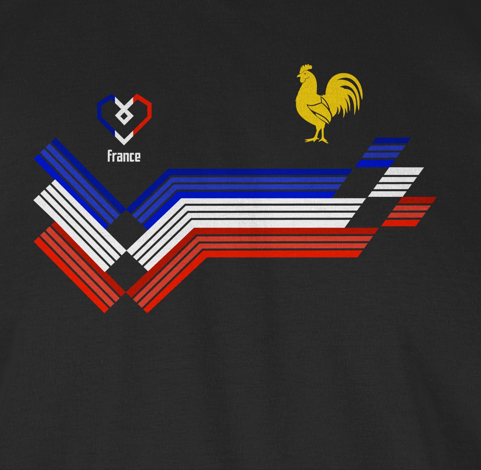 Shirtracer T-Shirt France Fanartikel EM, Frankreich Wappen 2026 Fussball WM Fanartikel