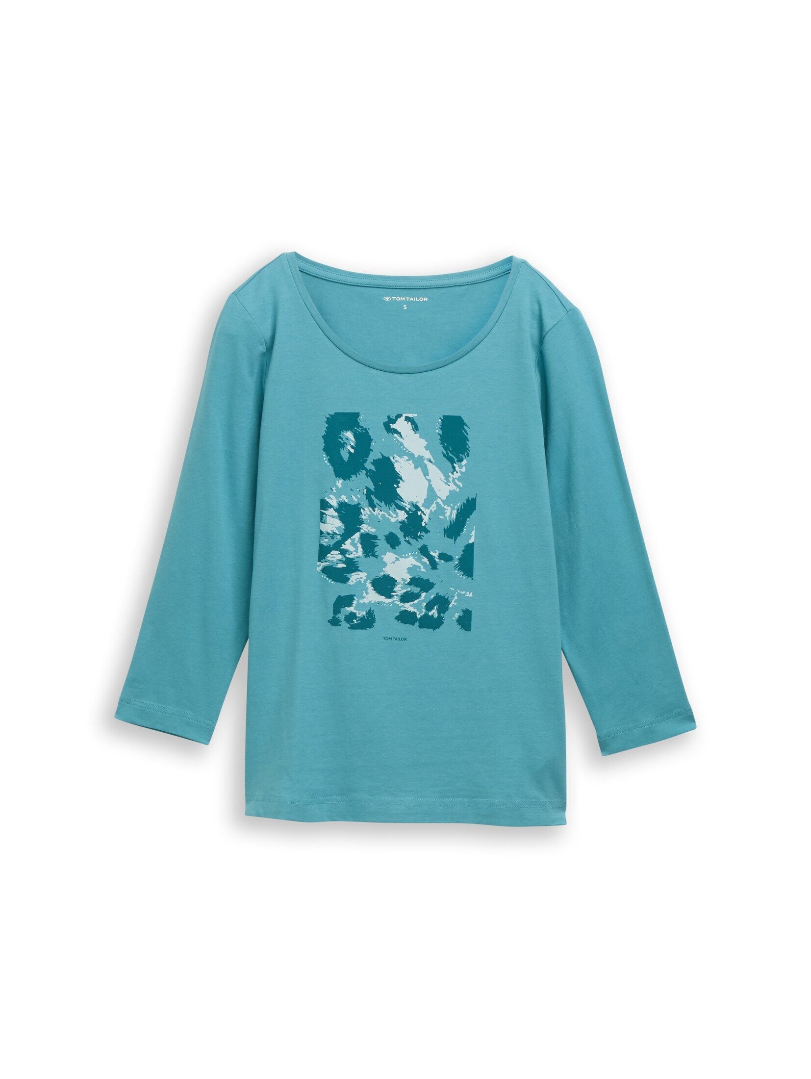 TOM TAILOR 3/4-Arm-Shirt T-Shirt Langarmshirt mit Print günstig online kaufen