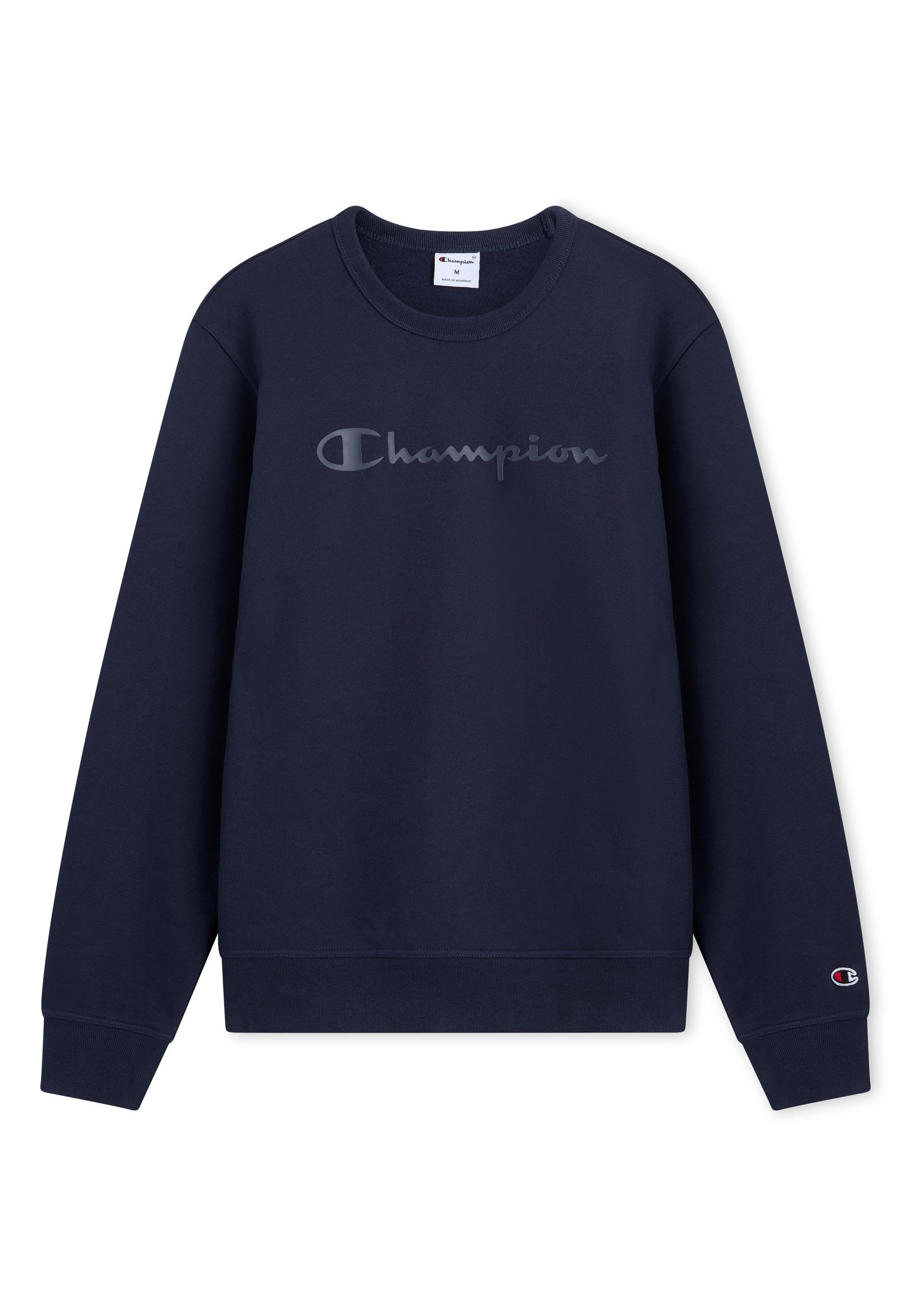 Champion Sweatshirt SPORTWEAR CREWNECK Standard Fit Langarm-Design, aus Baumwolle und Polyester, Standard Fit – Bild 4 von 4