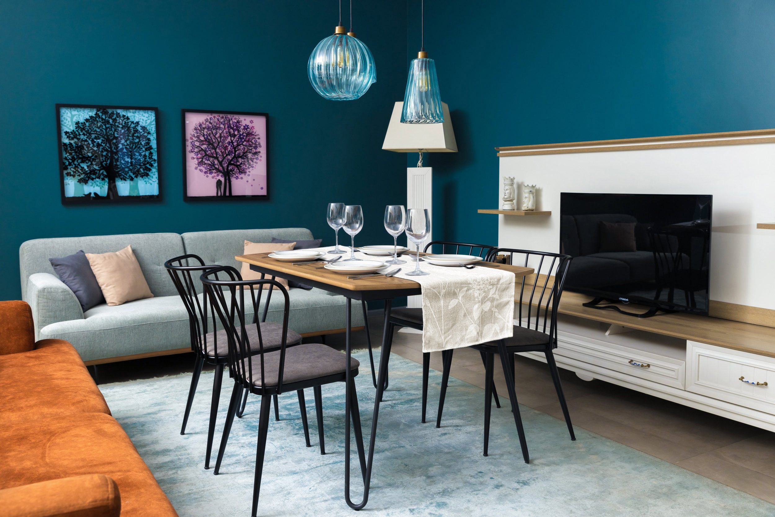 OTTO home Tischläufer Linnah (1-tlg), Uni, strukturiert, Esszimmer, Dekoration Zimmer, basic – Bild 5 von 5