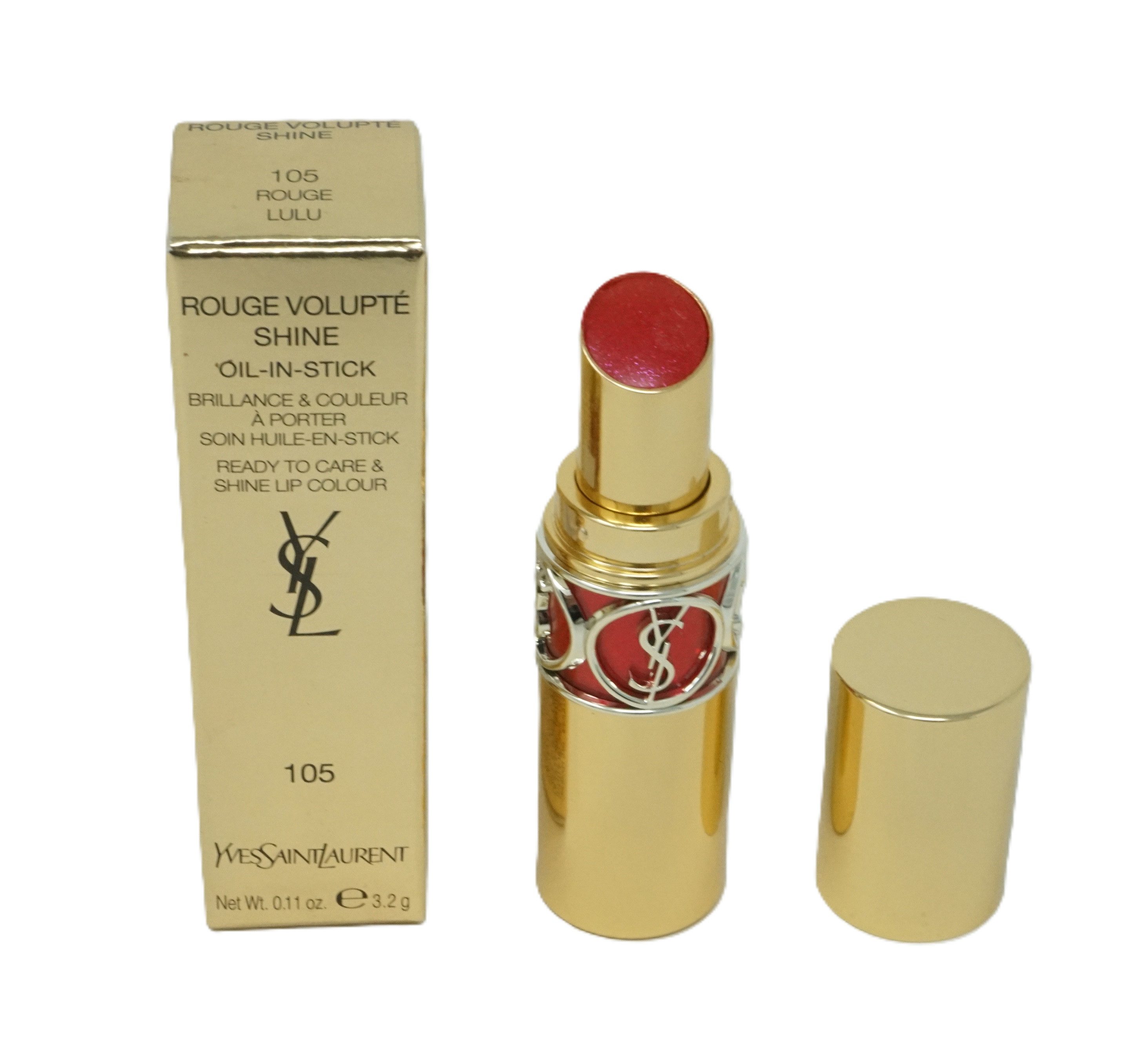 YVES SAINT LAURENT Lippenstift Yves Saint Laurent Rouge Volupte Shine 105 Rouge lulu 3,2 g