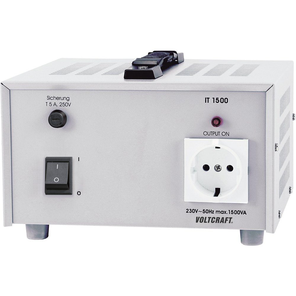 VOLTCRAFT IT-1500 Labor-Trenntrafo Festspannung 1500 VA 230 V/AC (ma Trafo