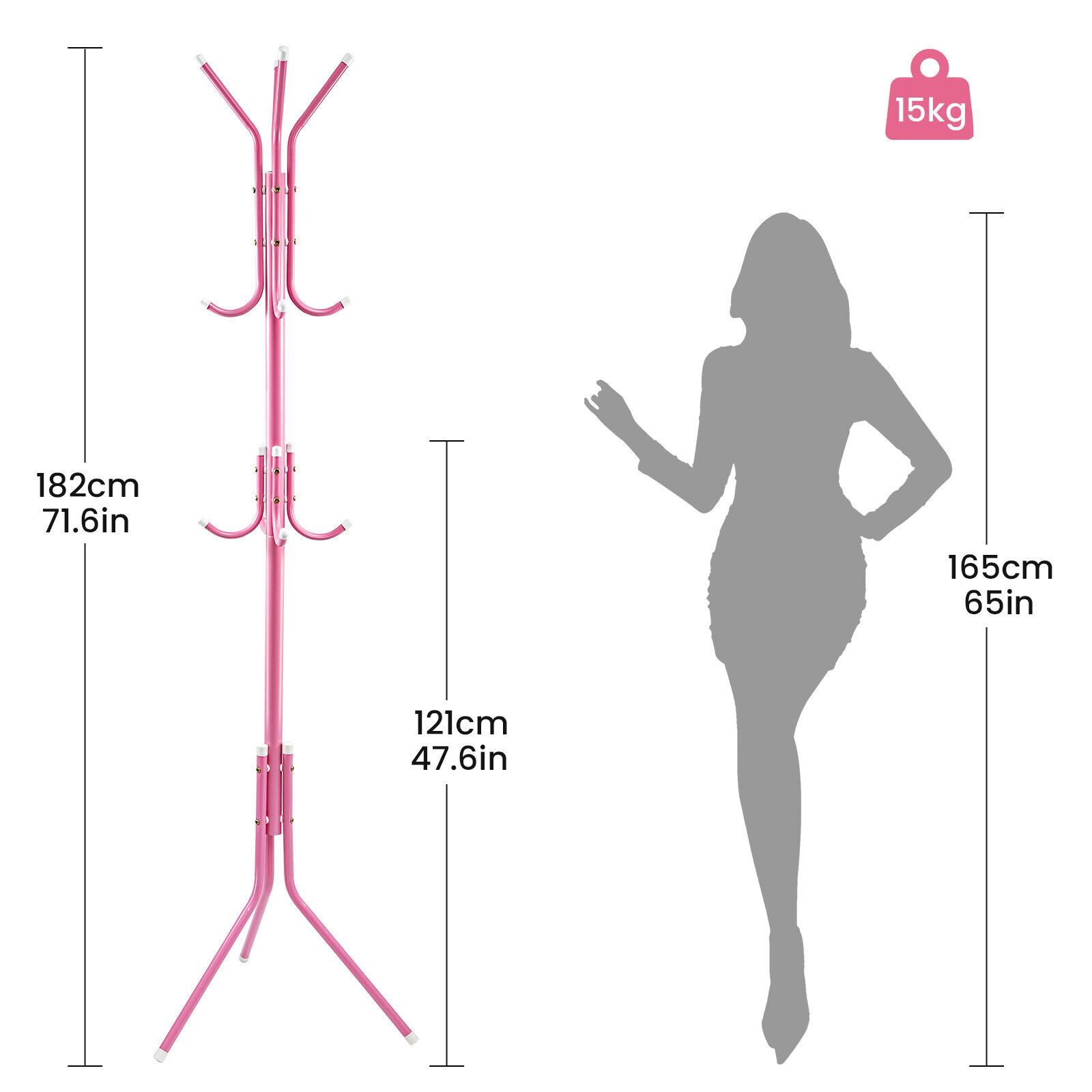 Youyijia Garderobenständer Metallischer Loft Garderobenständer - Moderner B günstig online kaufen