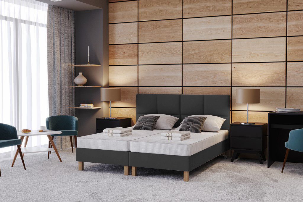 TRADA Boxspringbett Hotelbett mit Bettverbindungssystem 90x200 cm - 1 Stück günstig online kaufen