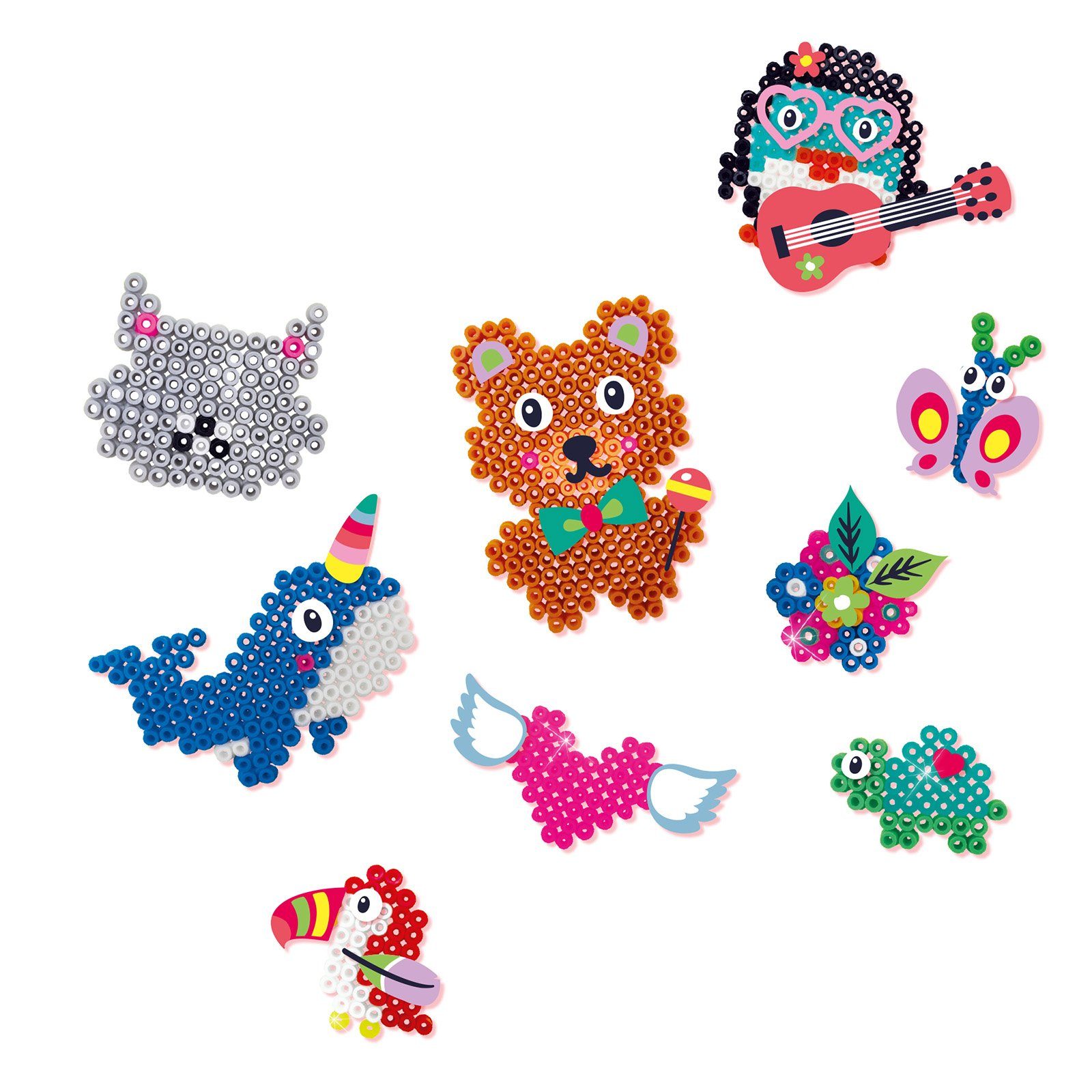 Thumbnail - SES Creative Bügelperlen SES Bügelperlen Premium Sortiment mit FunPins Set