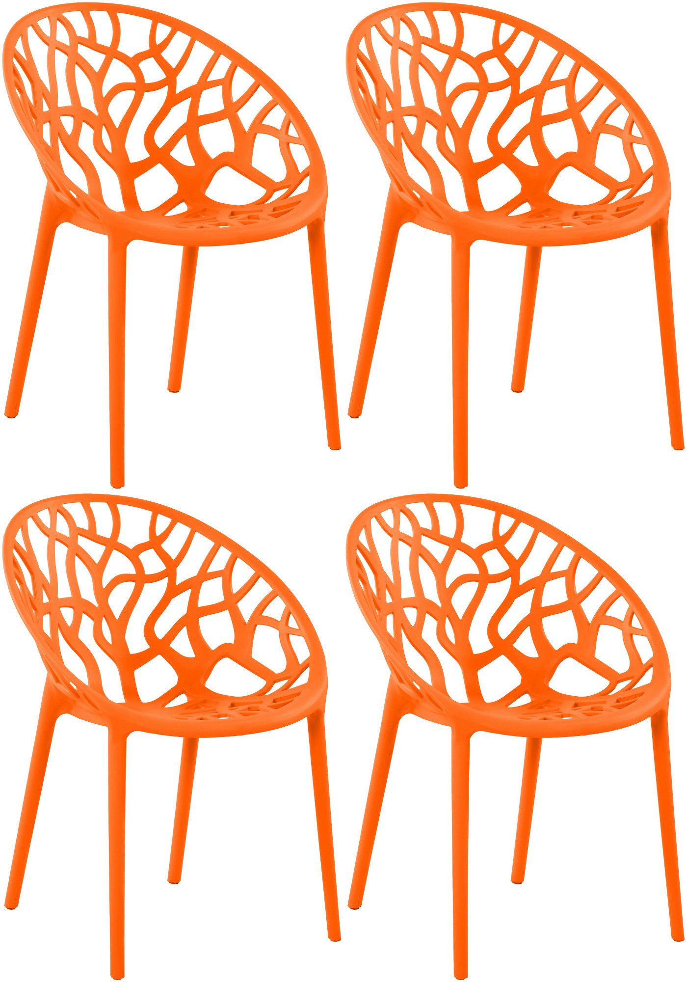 CLP Gartenstuhl Hope (4er Set), Kunststoff, günstig online kaufen
