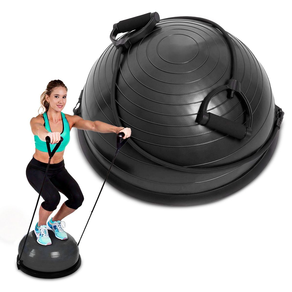 Divit Halter Bosu Ball # BT60 Balance Trainer 60cm sw günstig online kaufen
