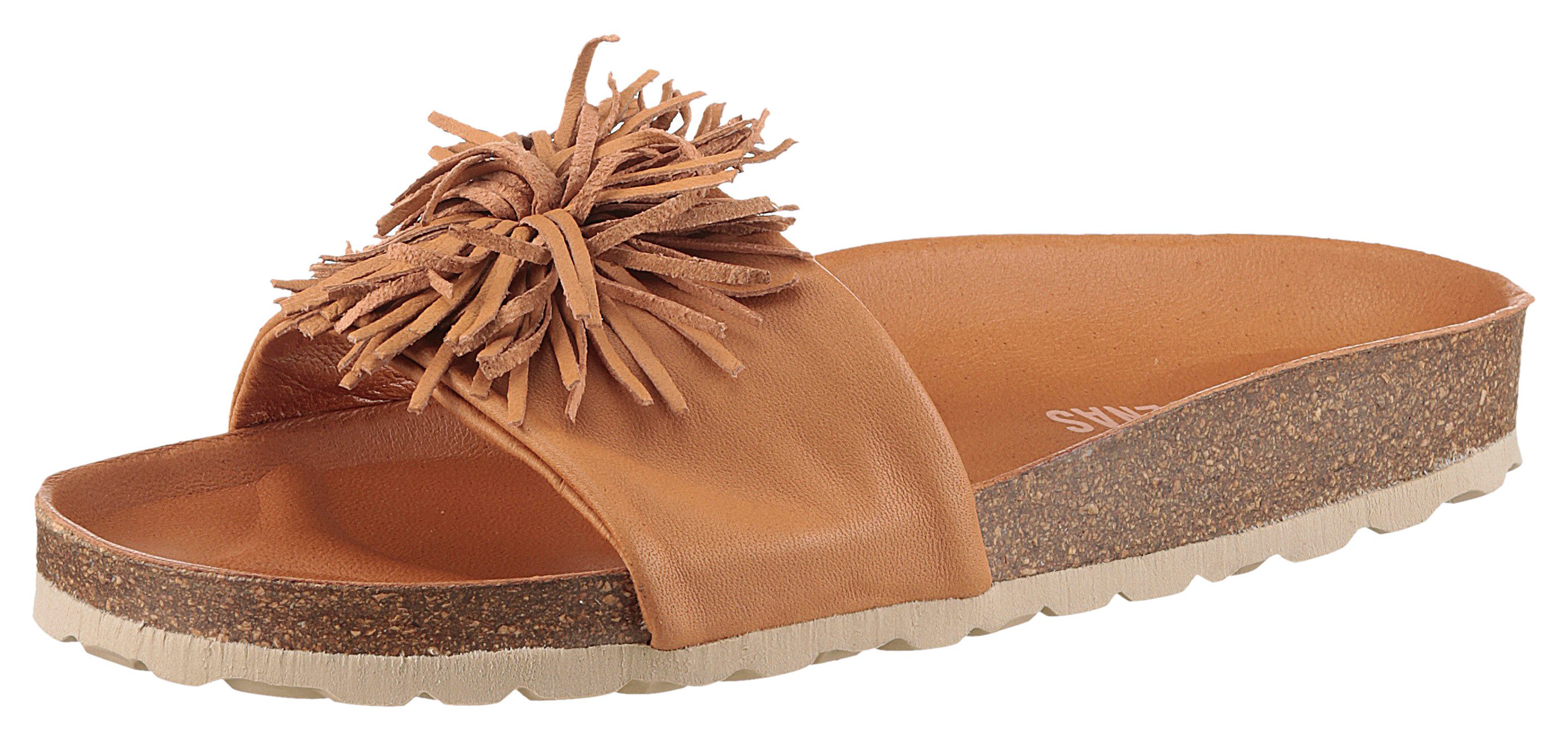 VERBENAS Reina Ecobrush Pantolette, Sommerschuh, Schlappen, günstig online kaufen