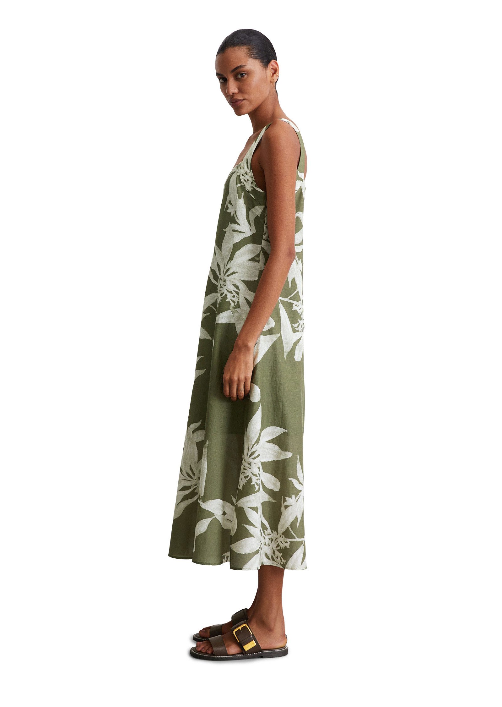 Marc OPolo Druckkleid "aus Organic-Cotton-Viskose-Mix" günstig online kaufen