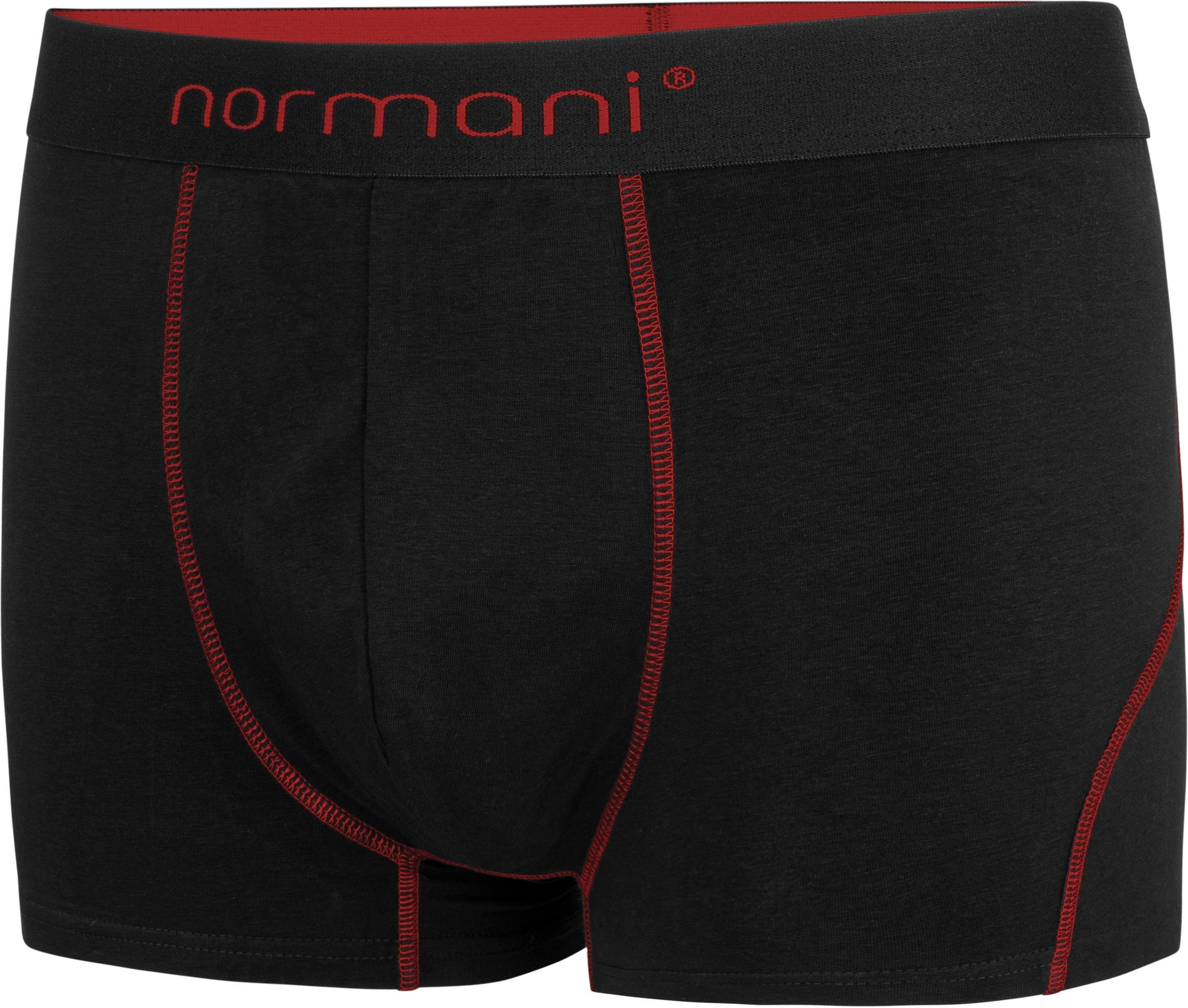 weiche Baumwolle atmungsaktiver Rot Boxershorts 6 Baumwolle normani für Männer aus aus Boxershorts Unterhose