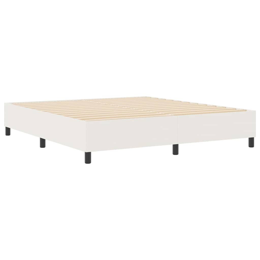 vidaXL Bett Plattformbettgestell Creme 180 x 200 cm Cordstoff (1-tlg)