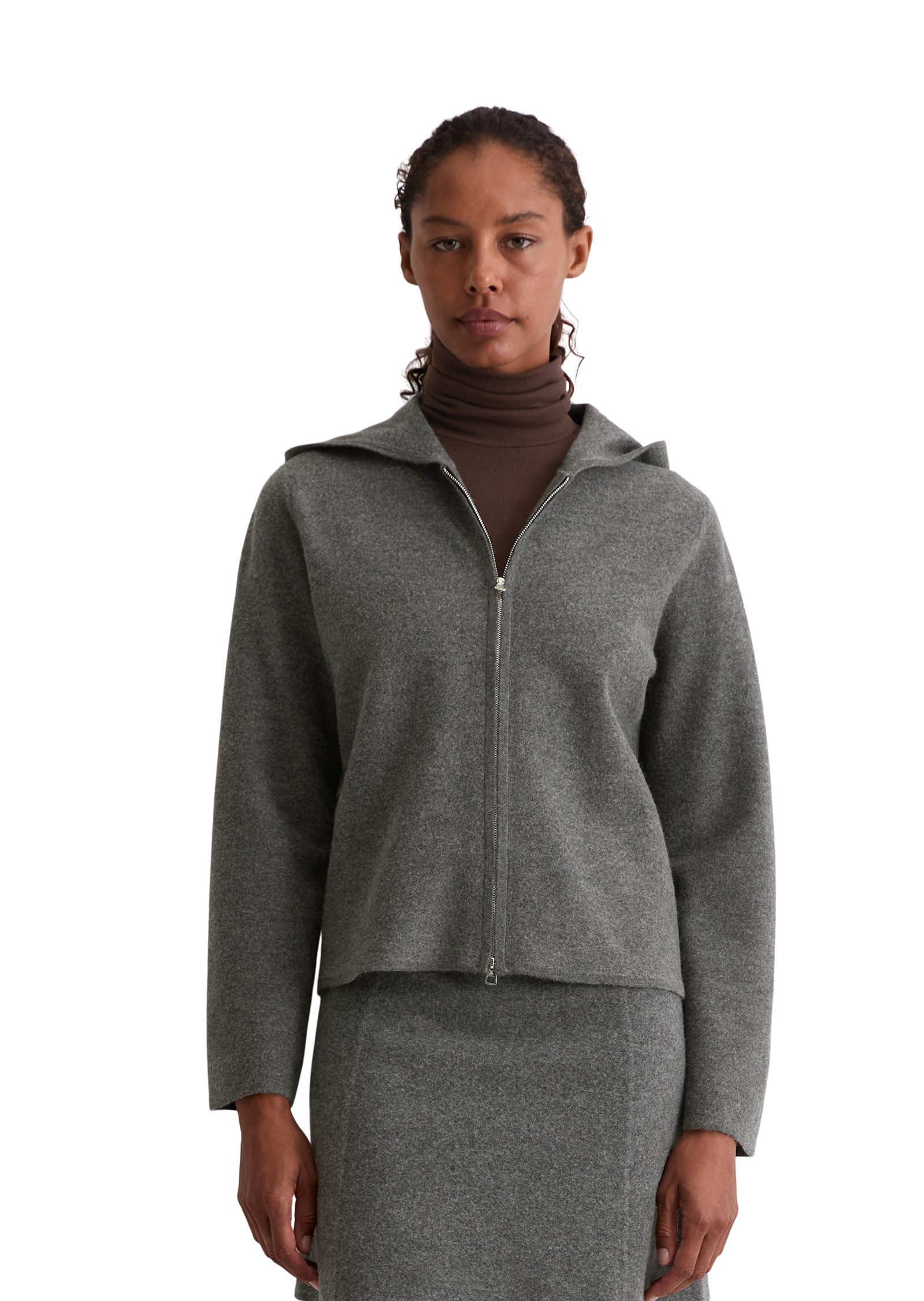 Marc O'Polo Cardigan aus Boiled Wool günstig online kaufen