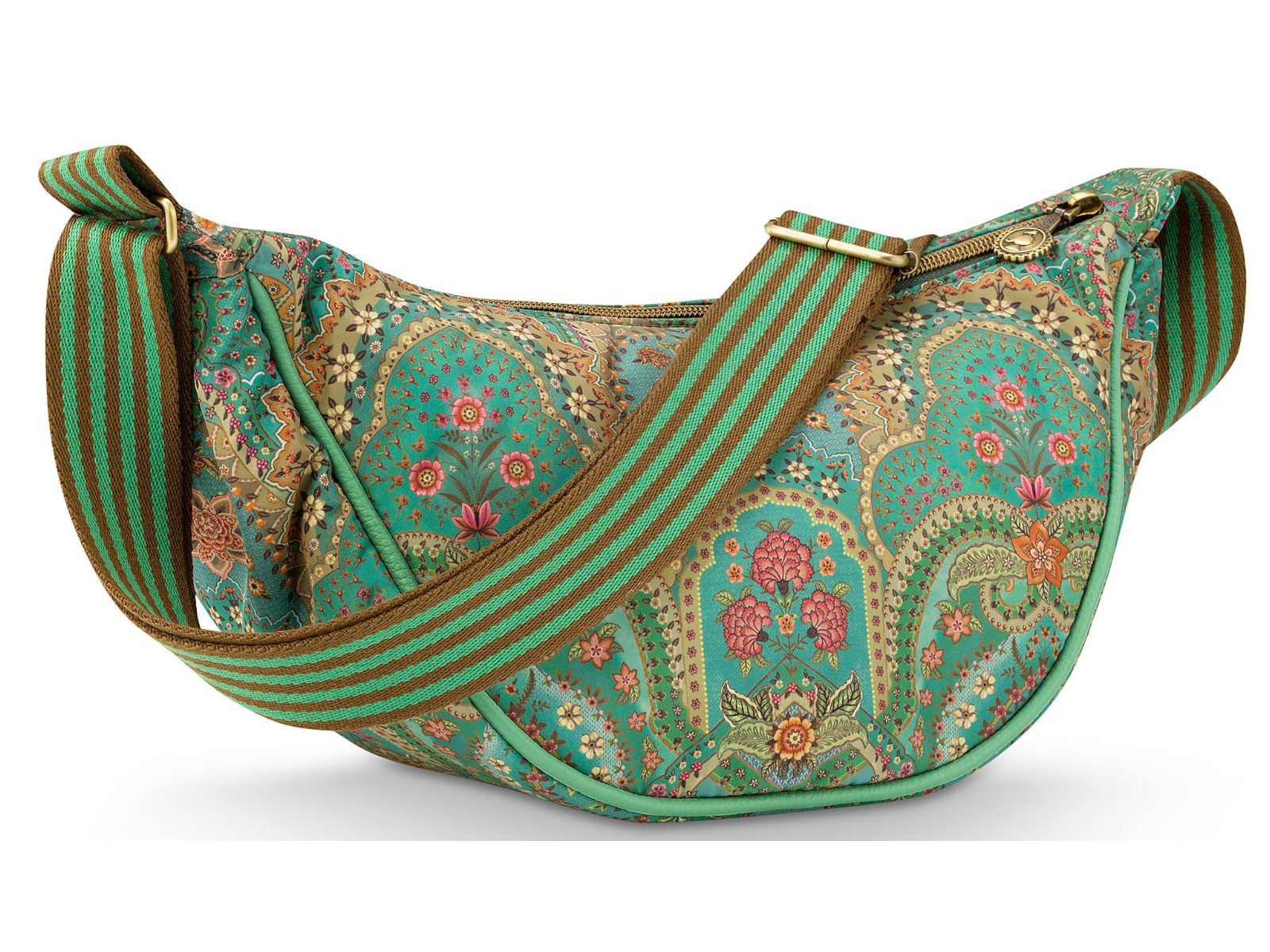 PiP Studio Umhängetasche Freya Jabali Green Halbmond Umhängetasche 34x10x16cm