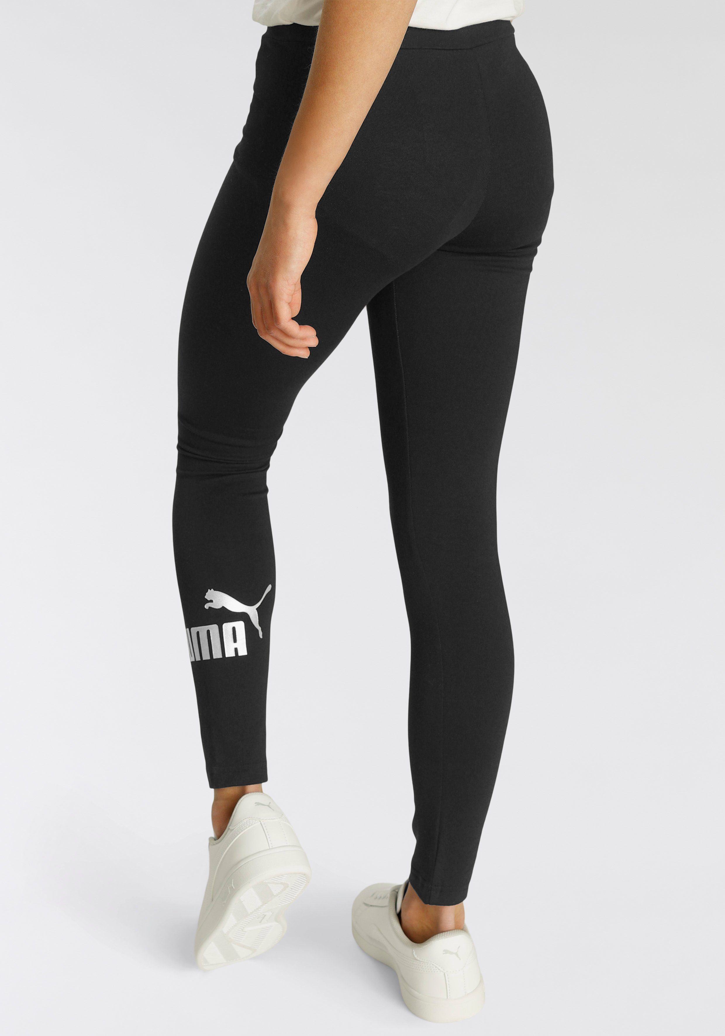 PUMA Leggings ESS+ LEGGINGS LOGO G Black